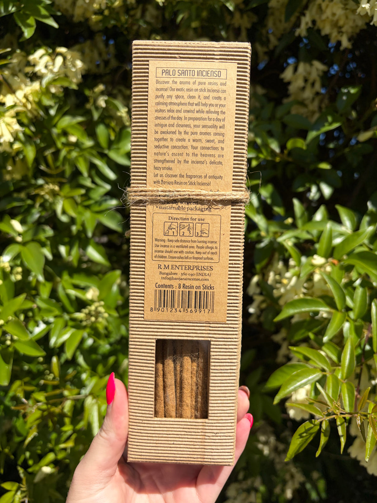 Ritual Resin on Stick PALO SANTO Incense