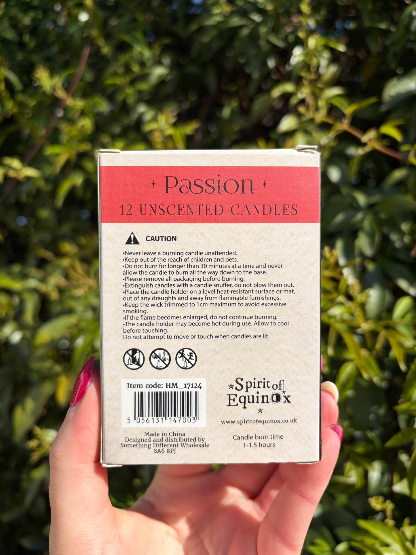 Red PASSION Spell Candles x12