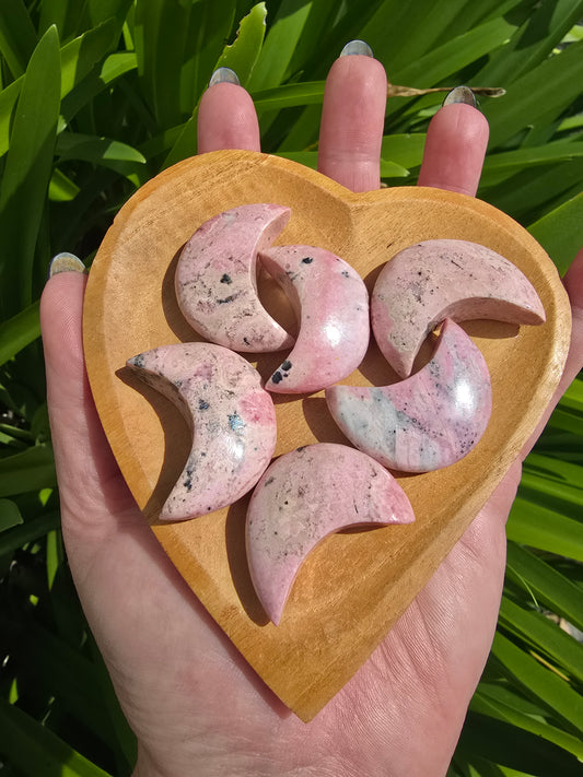 Peruvian Rhodonite Mini Moon