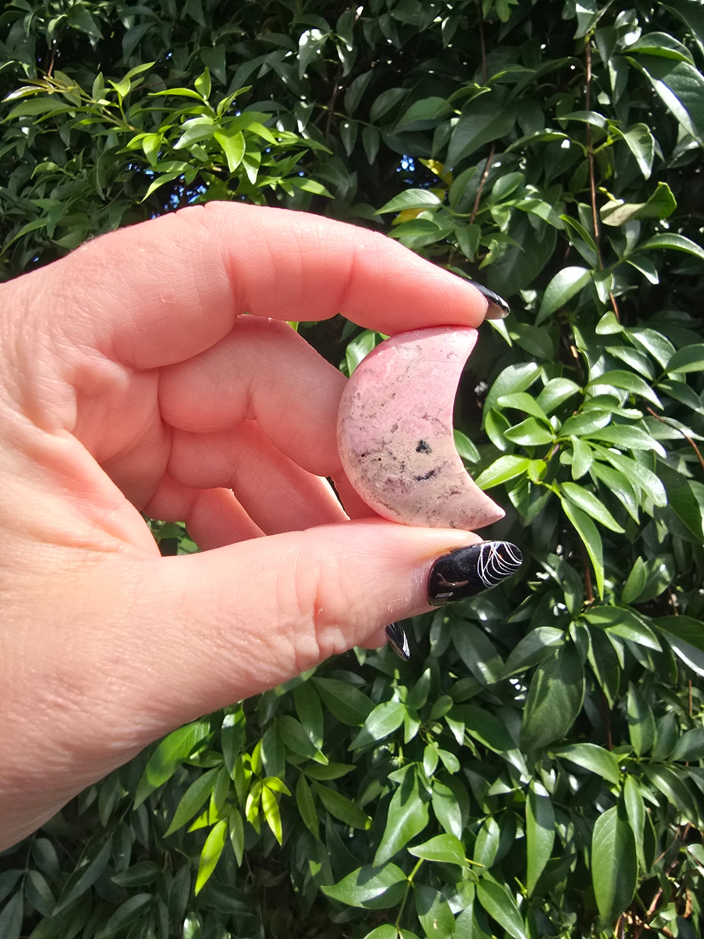 Peruvian Rhodonite Mini Moon
