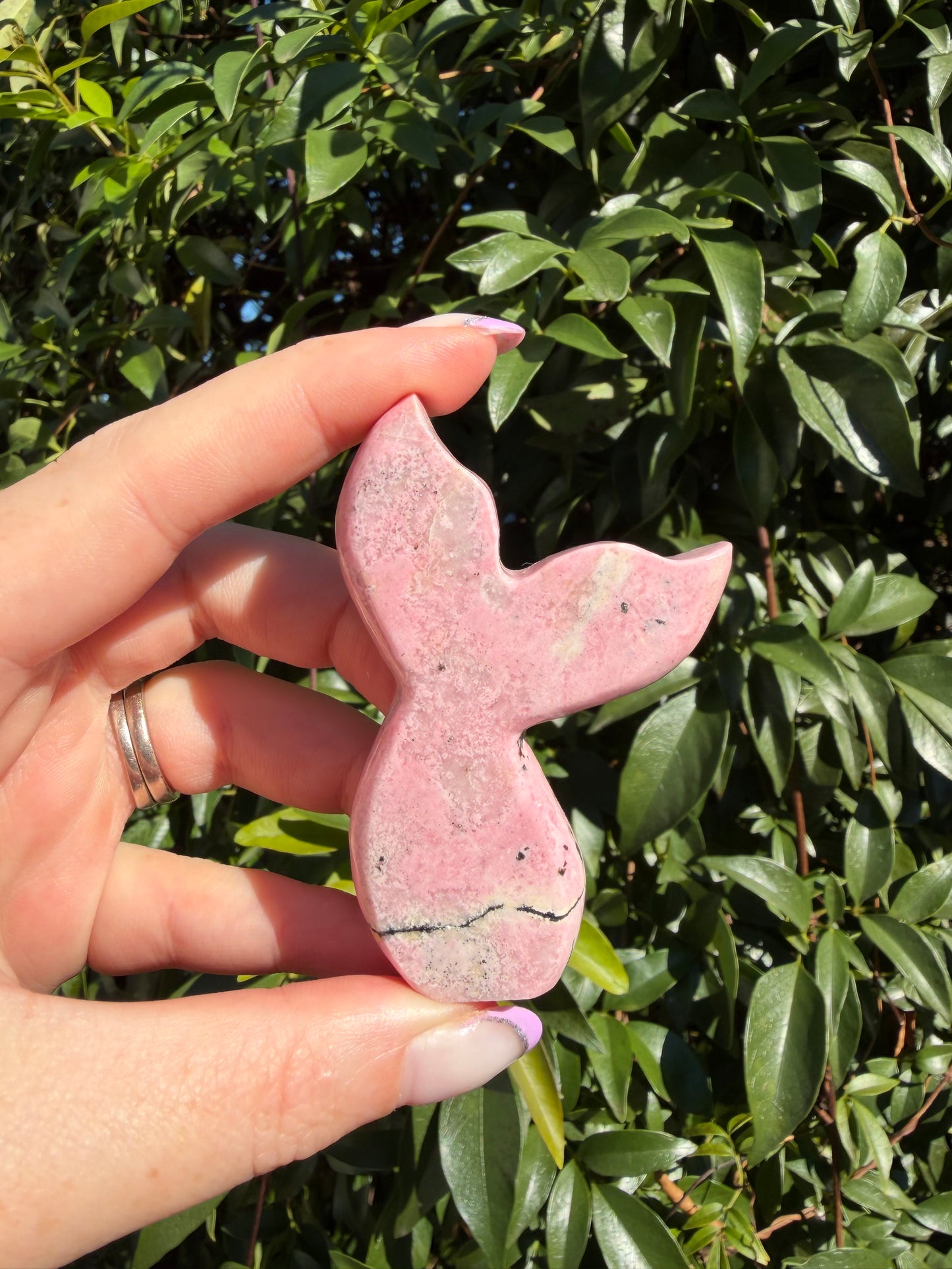 Peruvian Rhodonite Mermaid Tail A