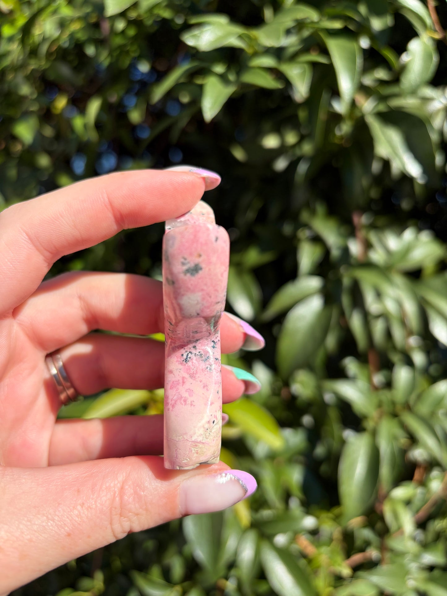 Peruvian Rhodonite Mermaid Tail C