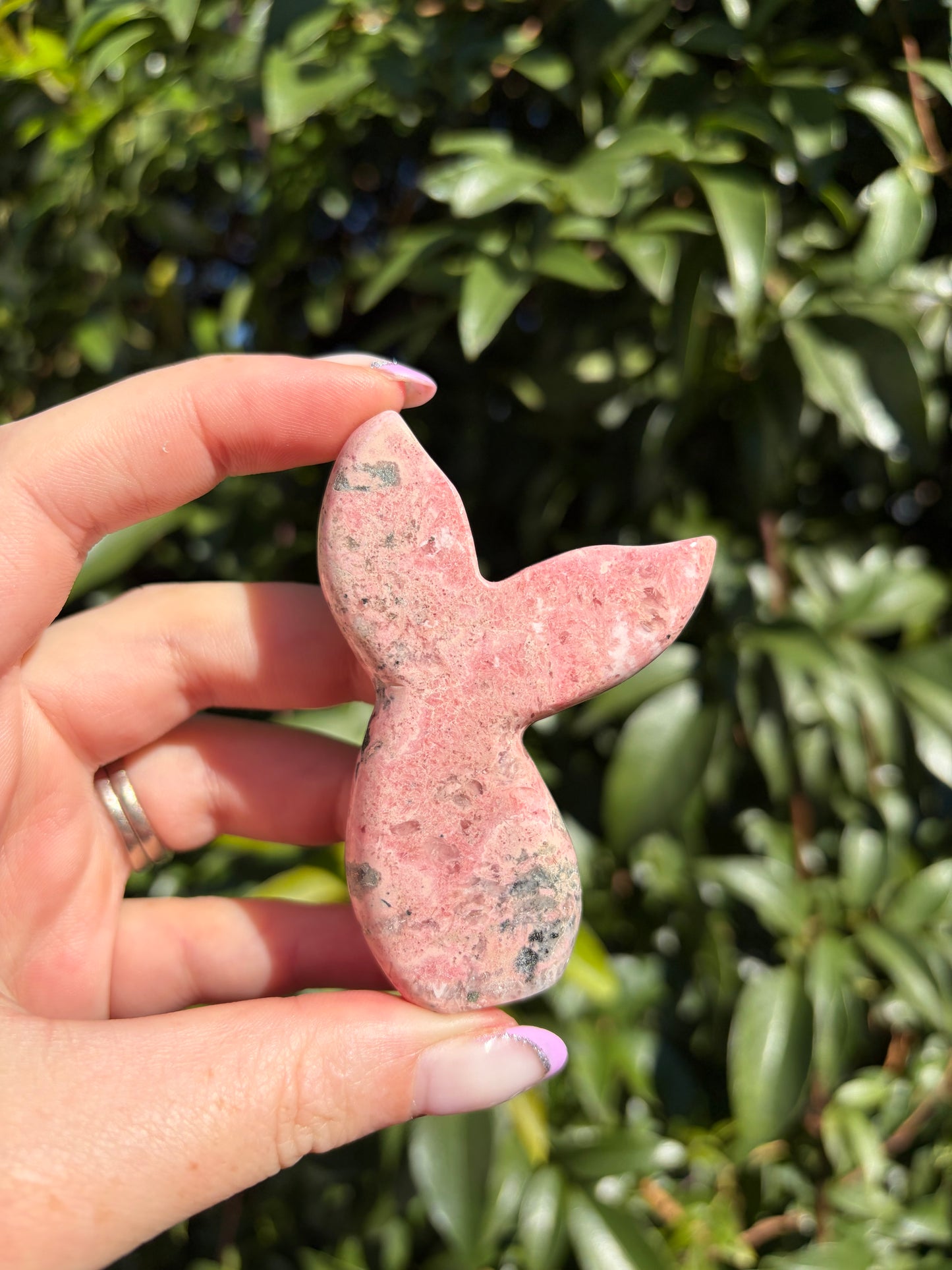 Peruvian Rhodonite Mermaid Tail D
