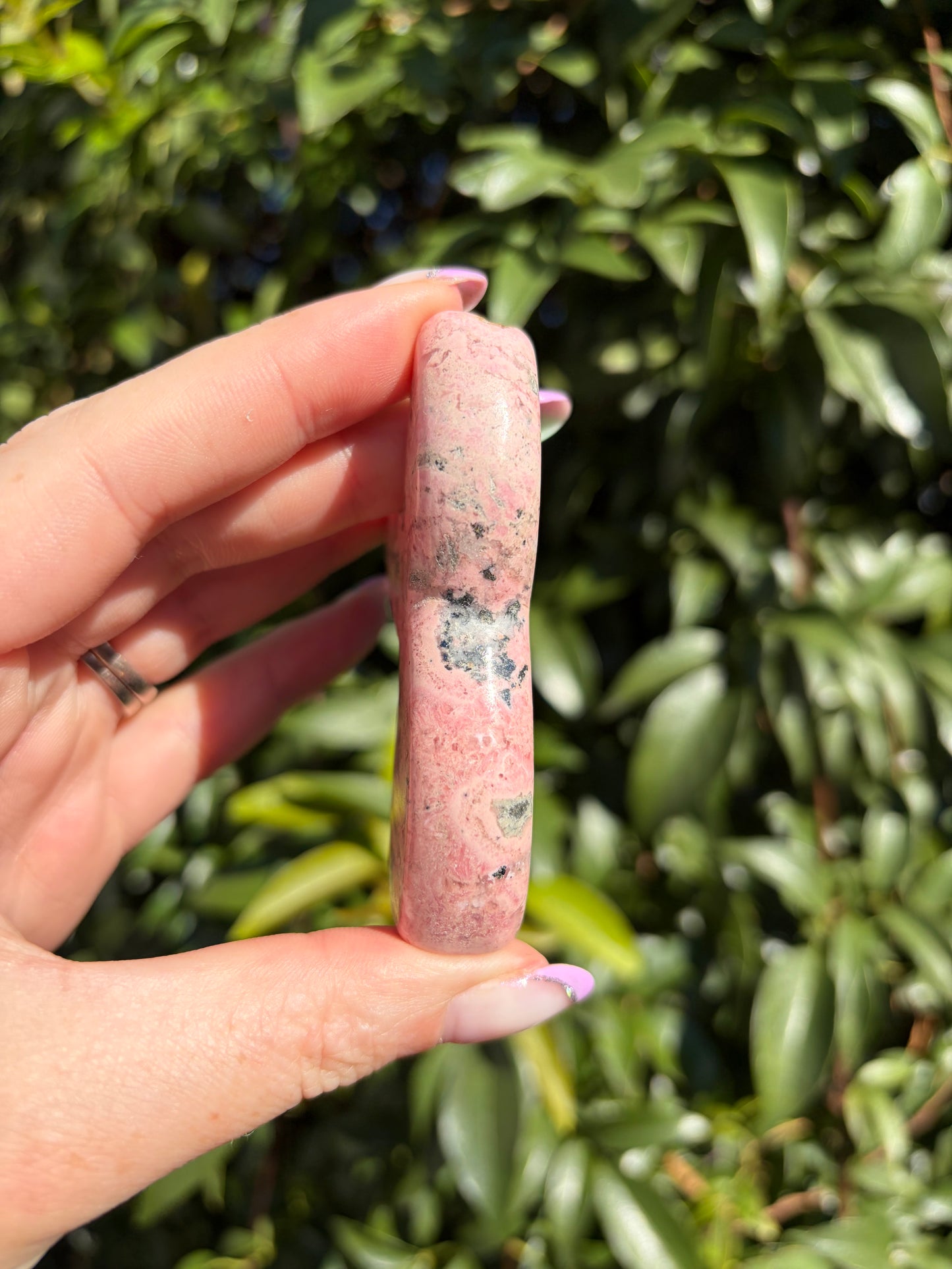 Peruvian Rhodonite Mermaid Tail D