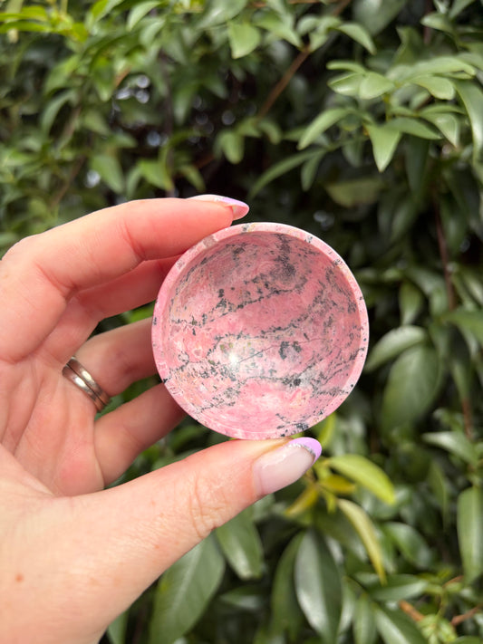 Peruvian Rhodonite Mini Bowl A