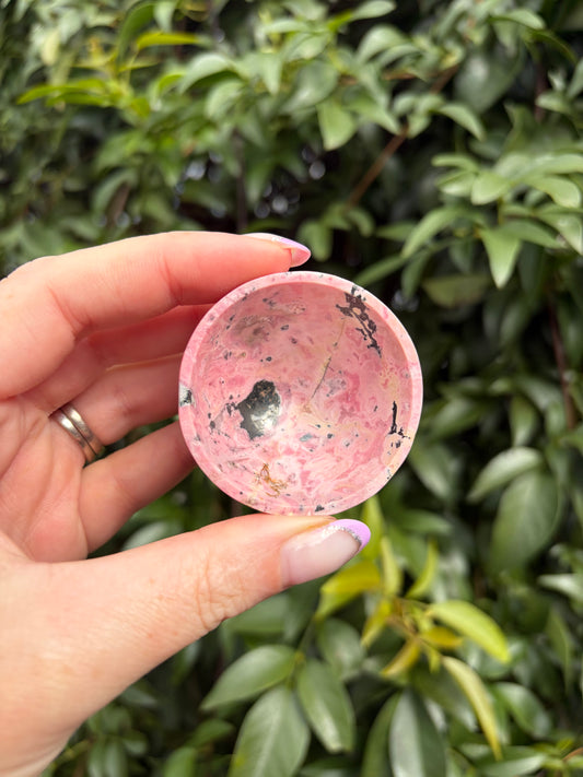 Peruvian Rhodonite Mini Bowl B