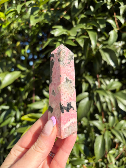 Peruvian Rhodonite Point A