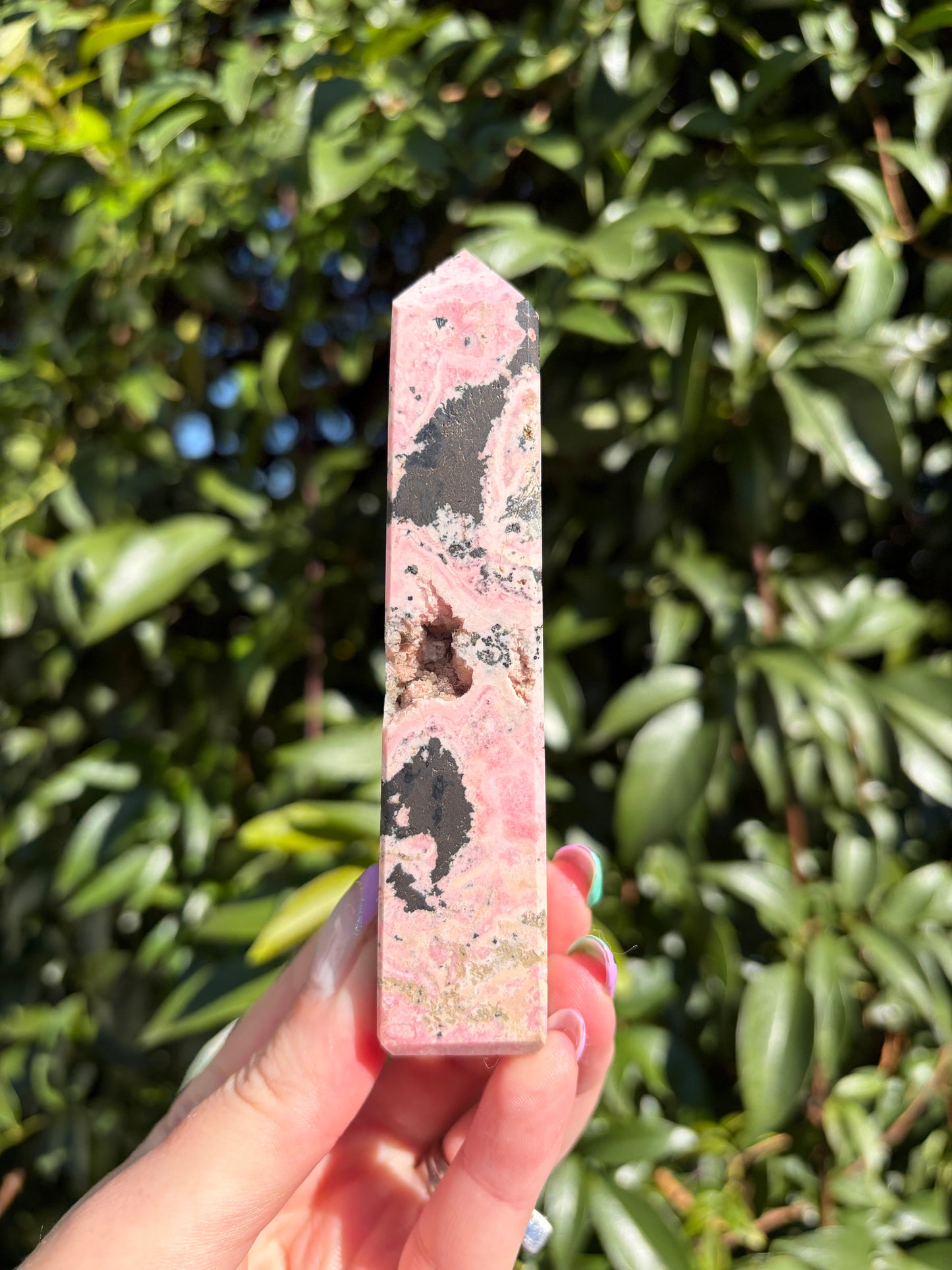 Peruvian Rhodonite Point B