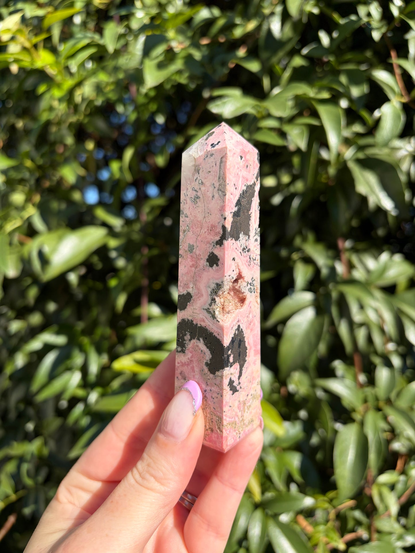 Peruvian Rhodonite Point B