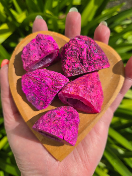 Pink Agate Geode Cave | Medium