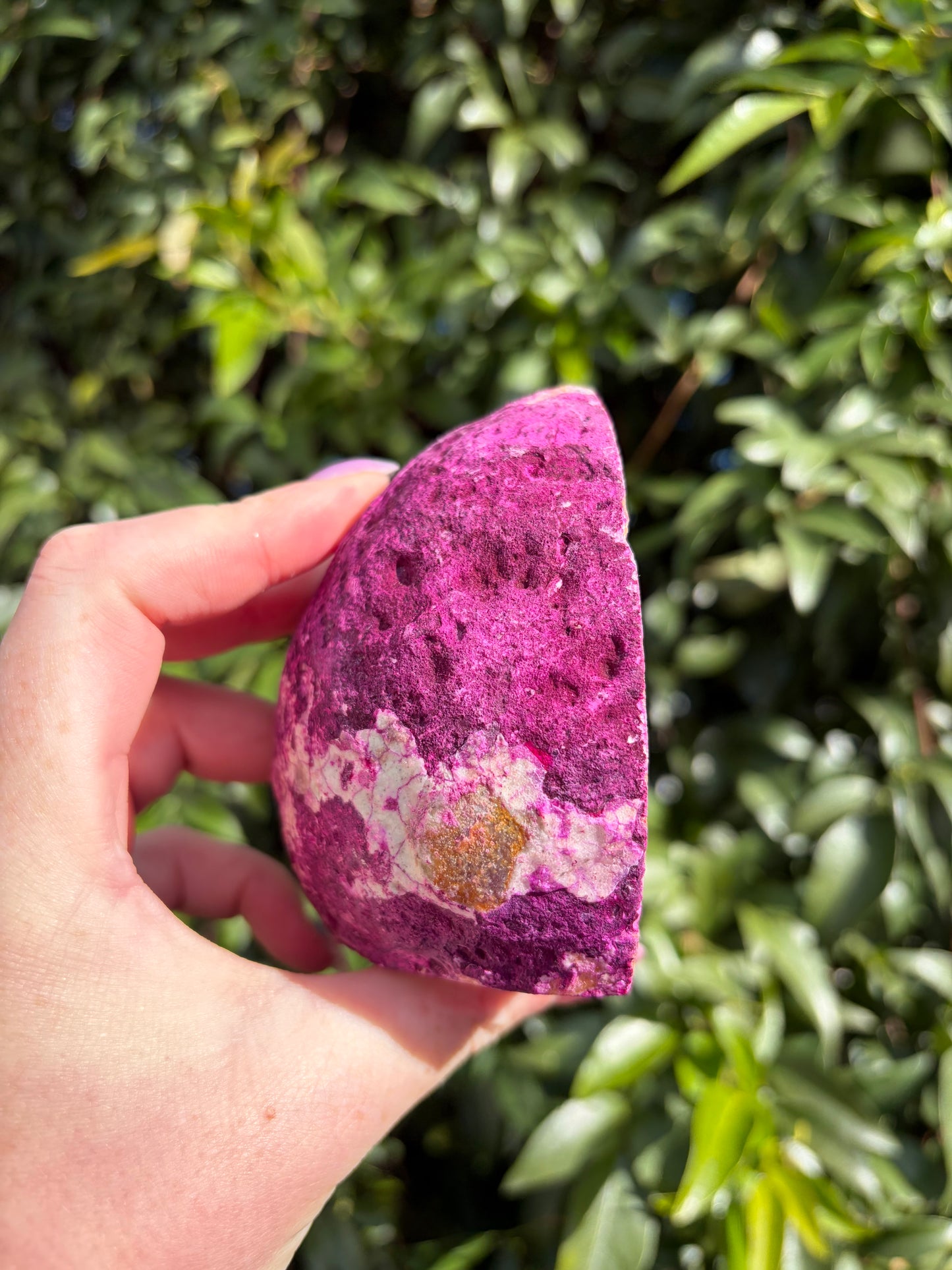 Pink Agate Geode A
