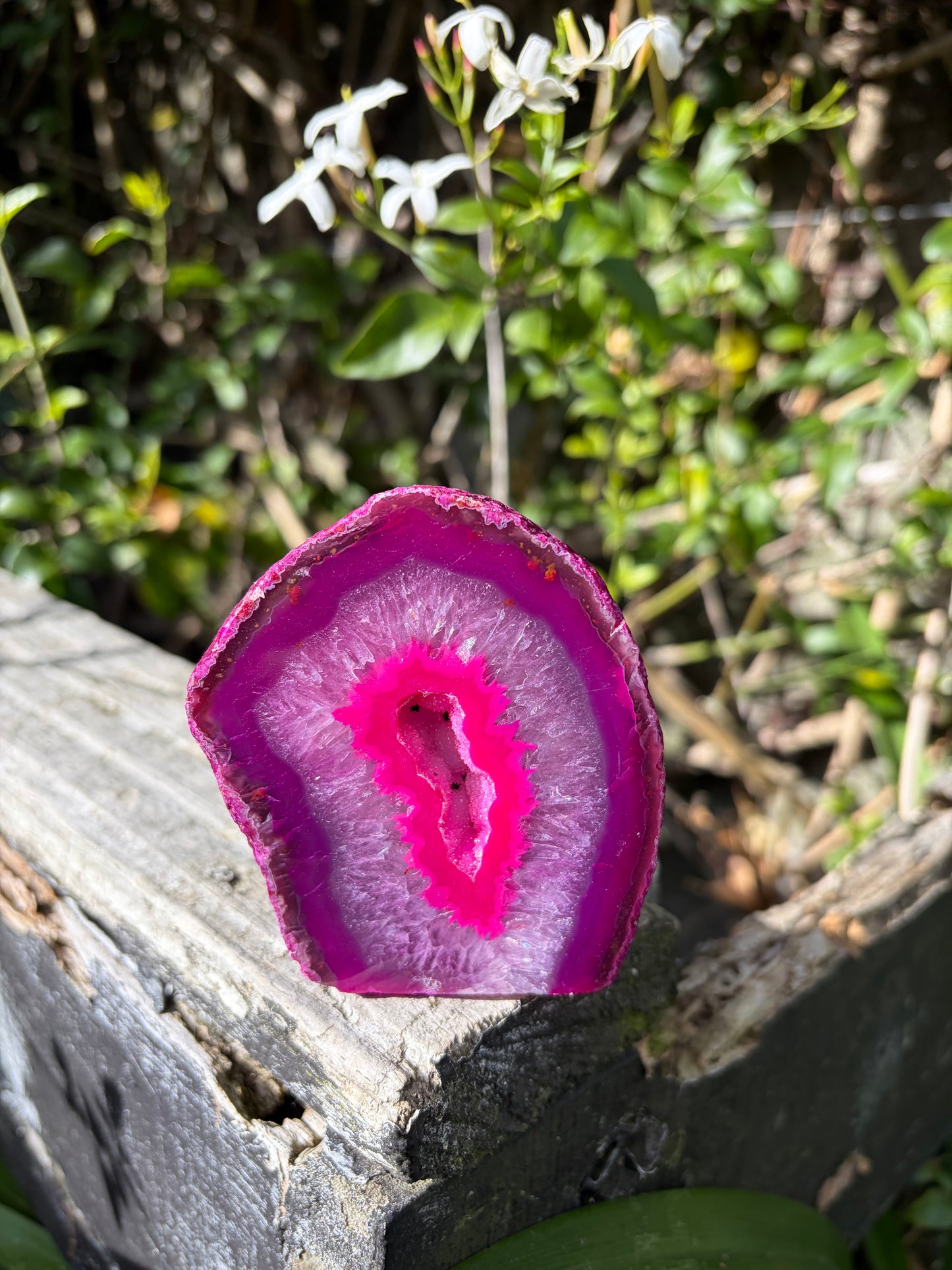 Pink Agate Geode B