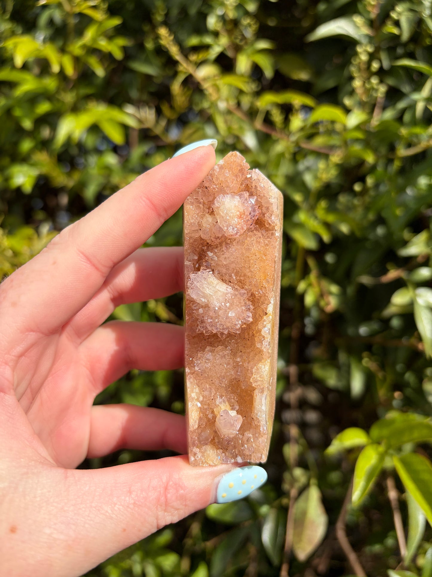 Pink Amethyst Druzy Point B