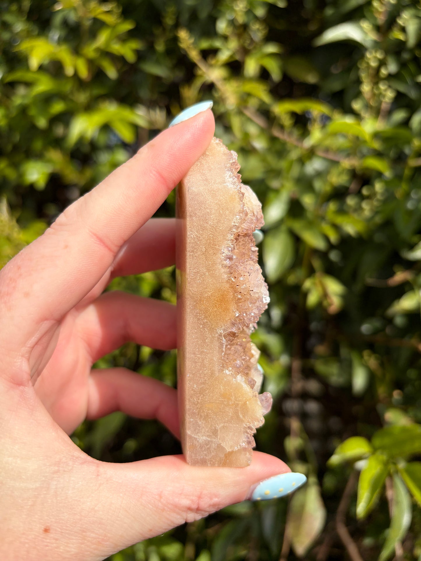 Pink Amethyst Druzy Point B