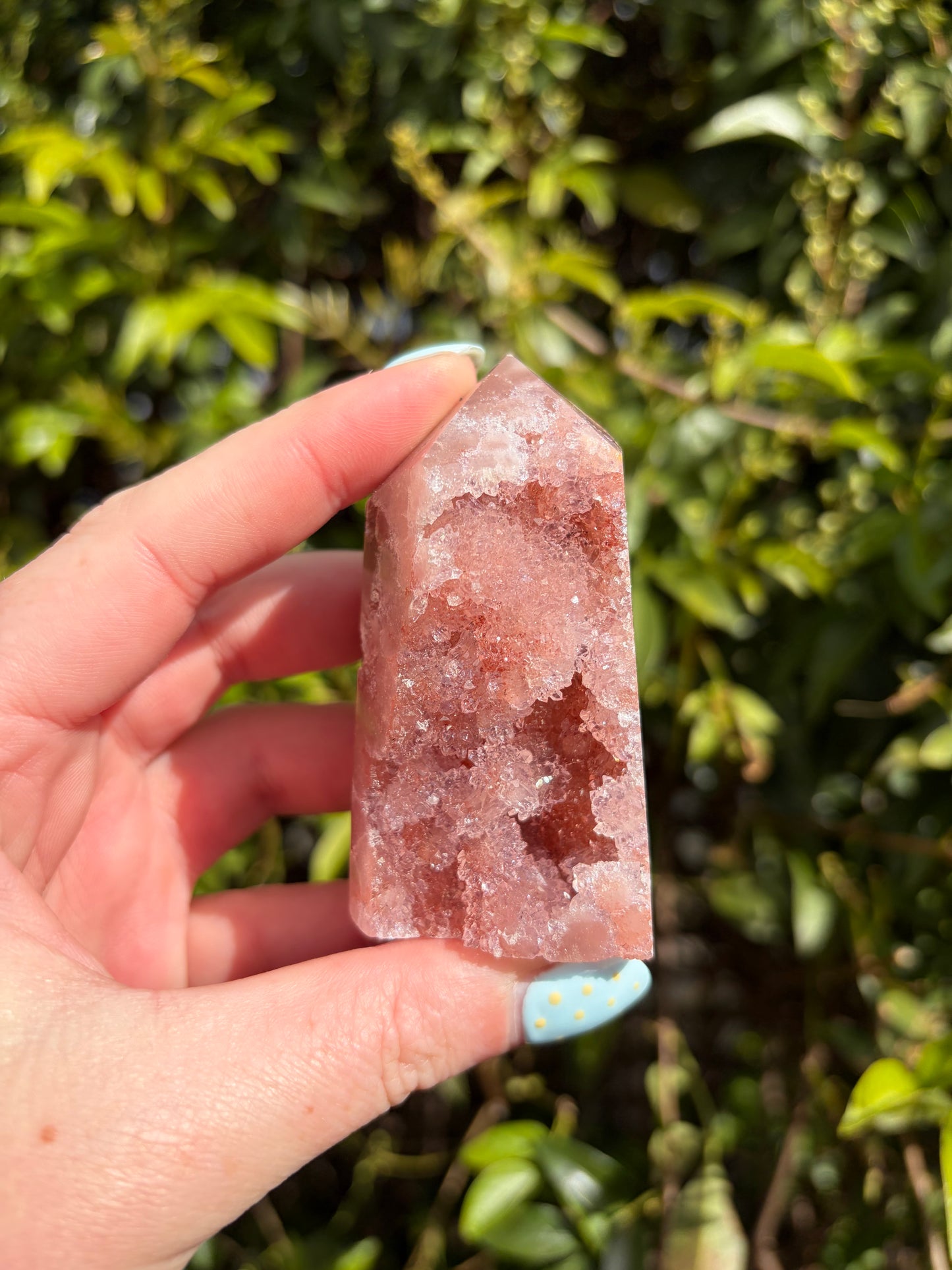 Pink Amethyst Druzy Point C