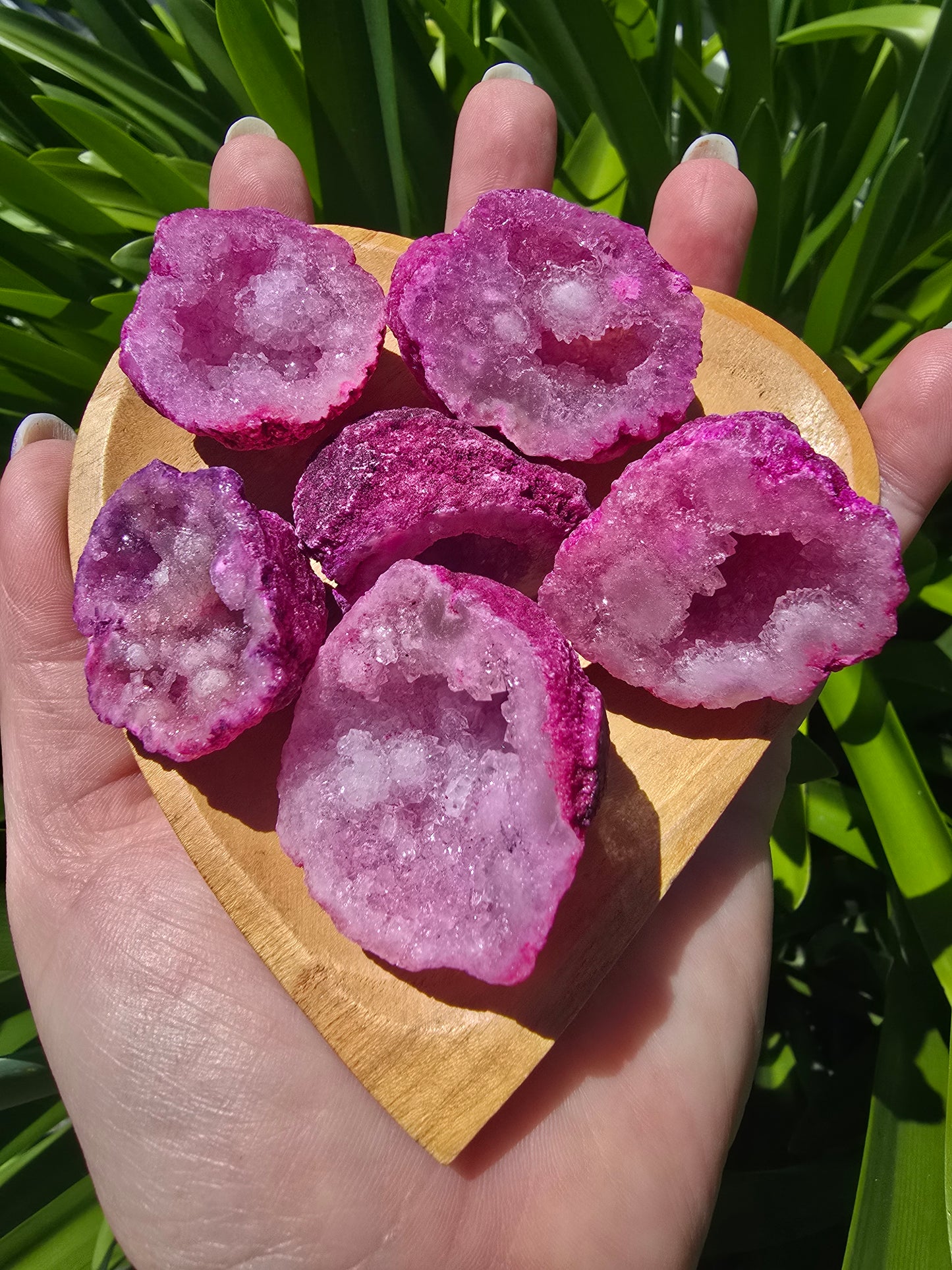 Pink Quartz Geode | Small