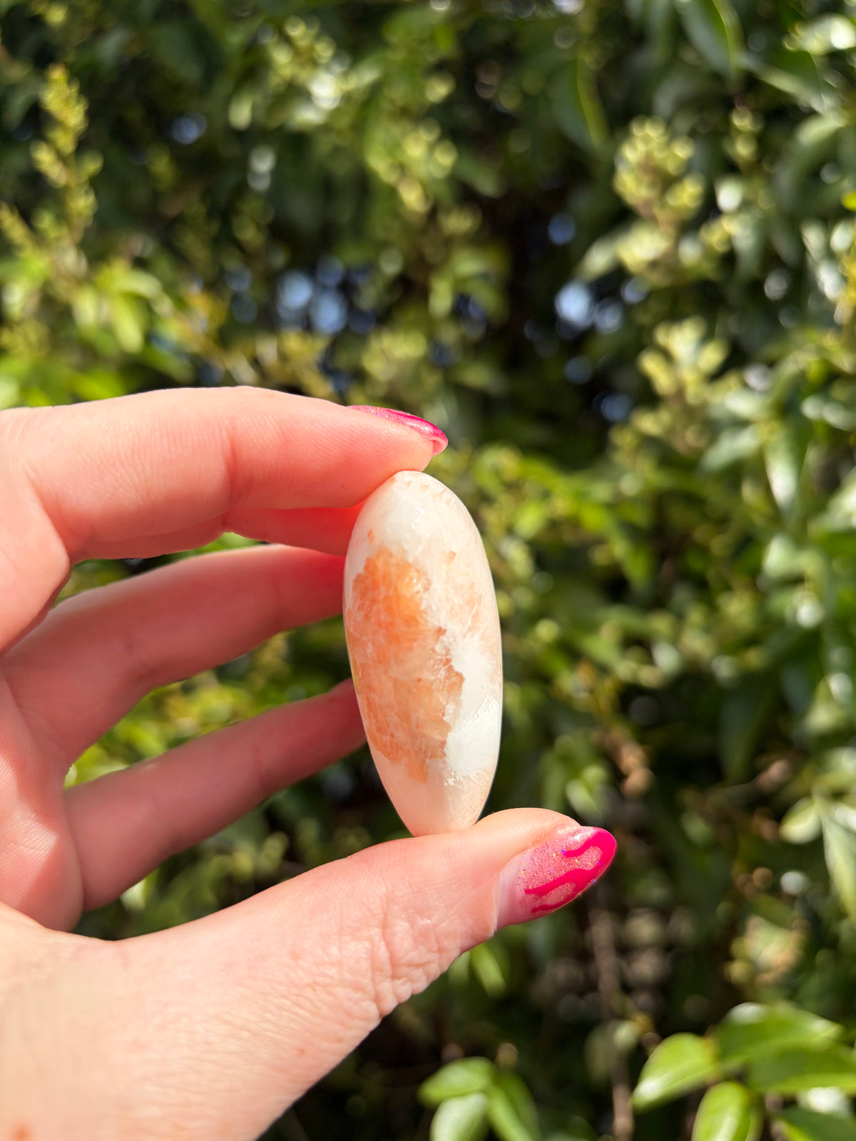 Pink Scolecite Heart B