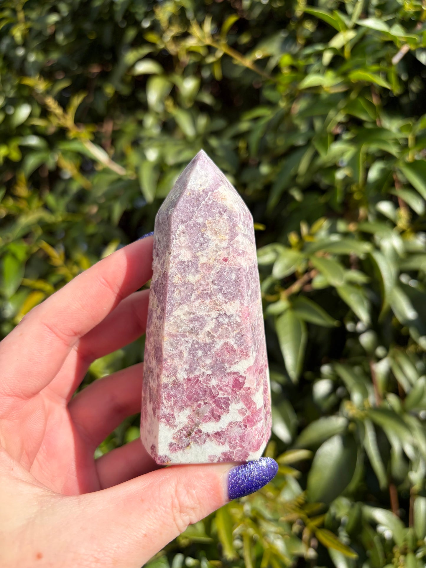 Pink Tourmaline Point A