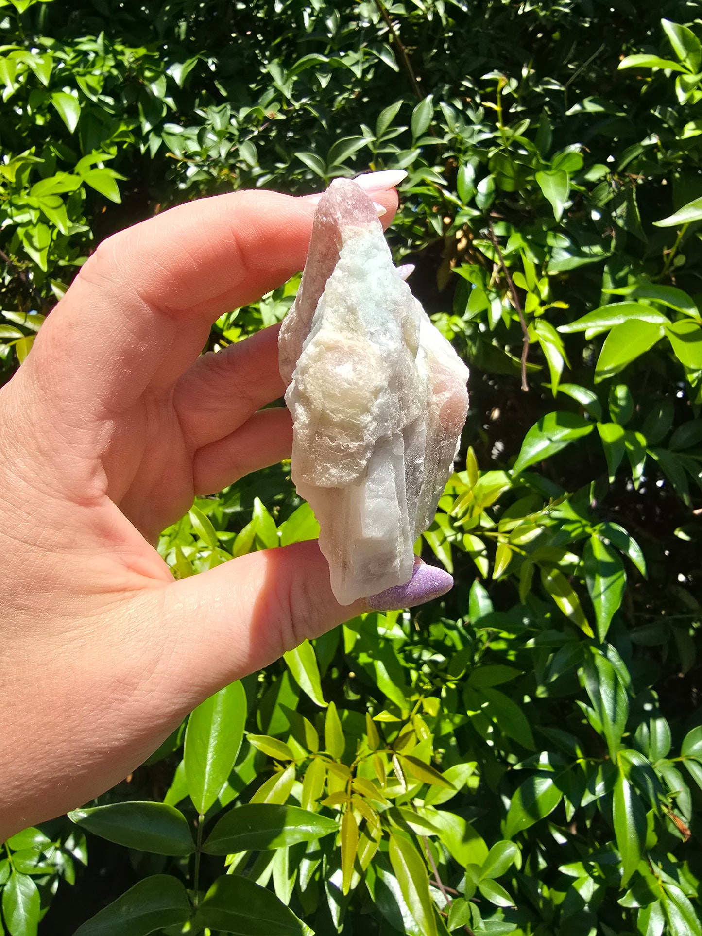 Pink Tourmaline In Quartz Rough Piece A