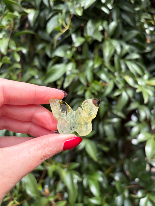 Prehnite 3D Medium Butterfly B