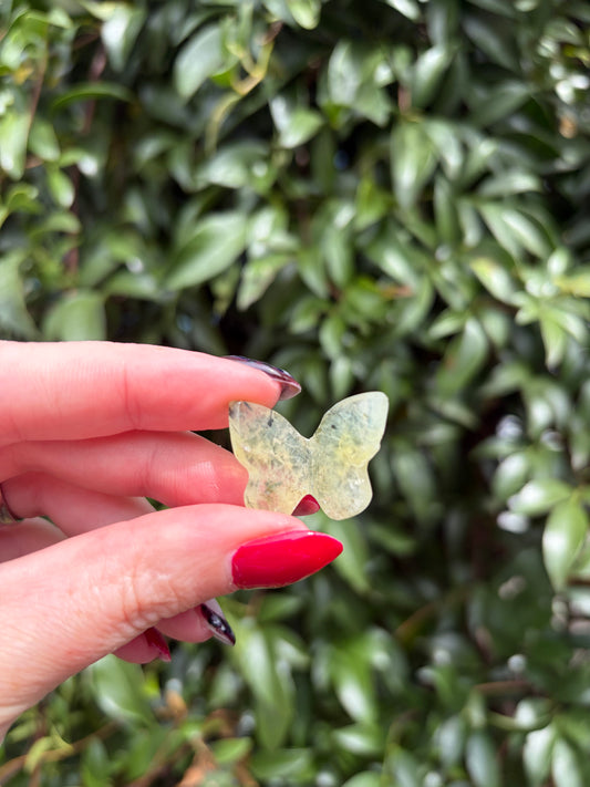 Prehnite 3D Small Butterfly A