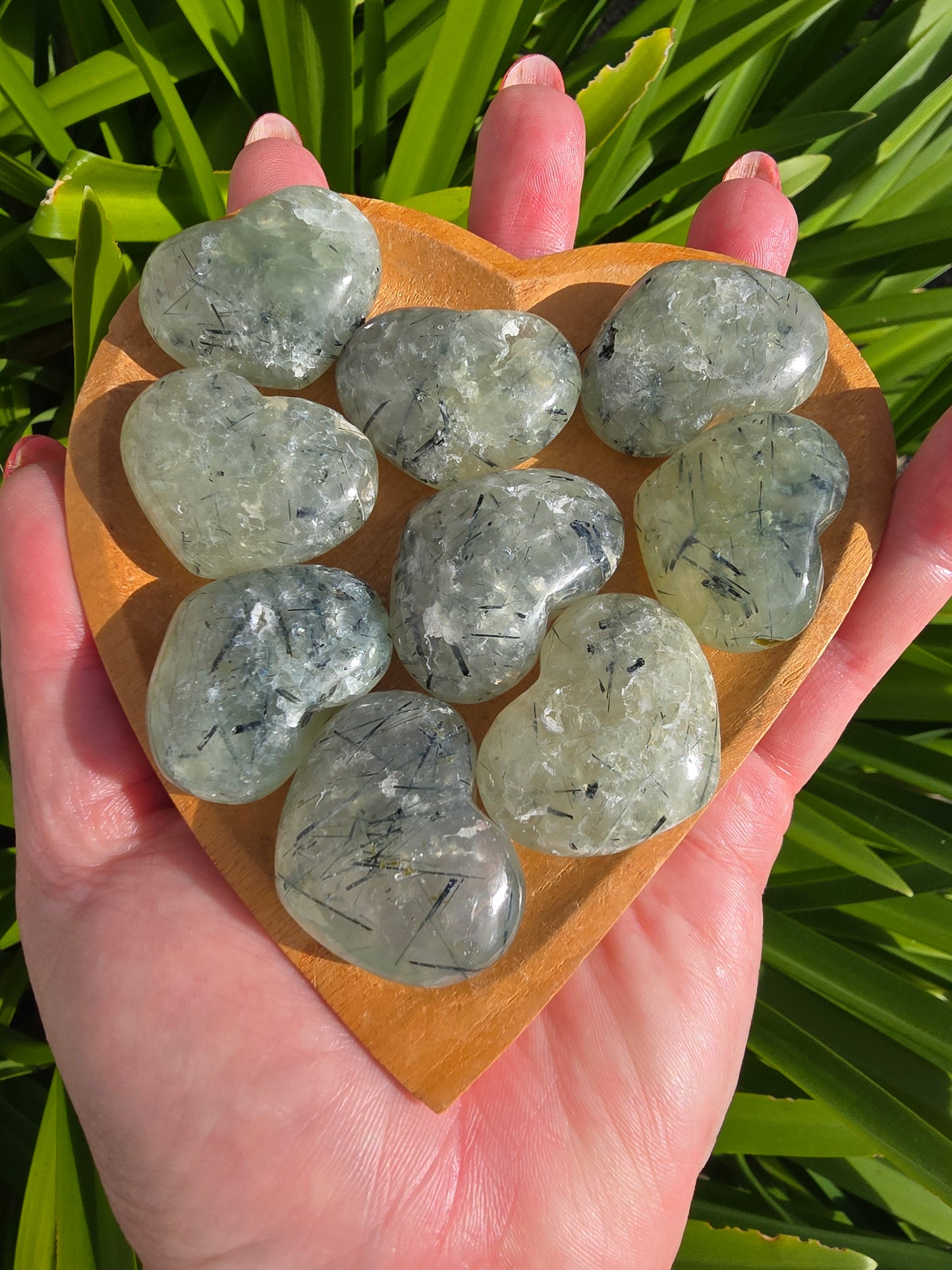 Prehnite Small Heart