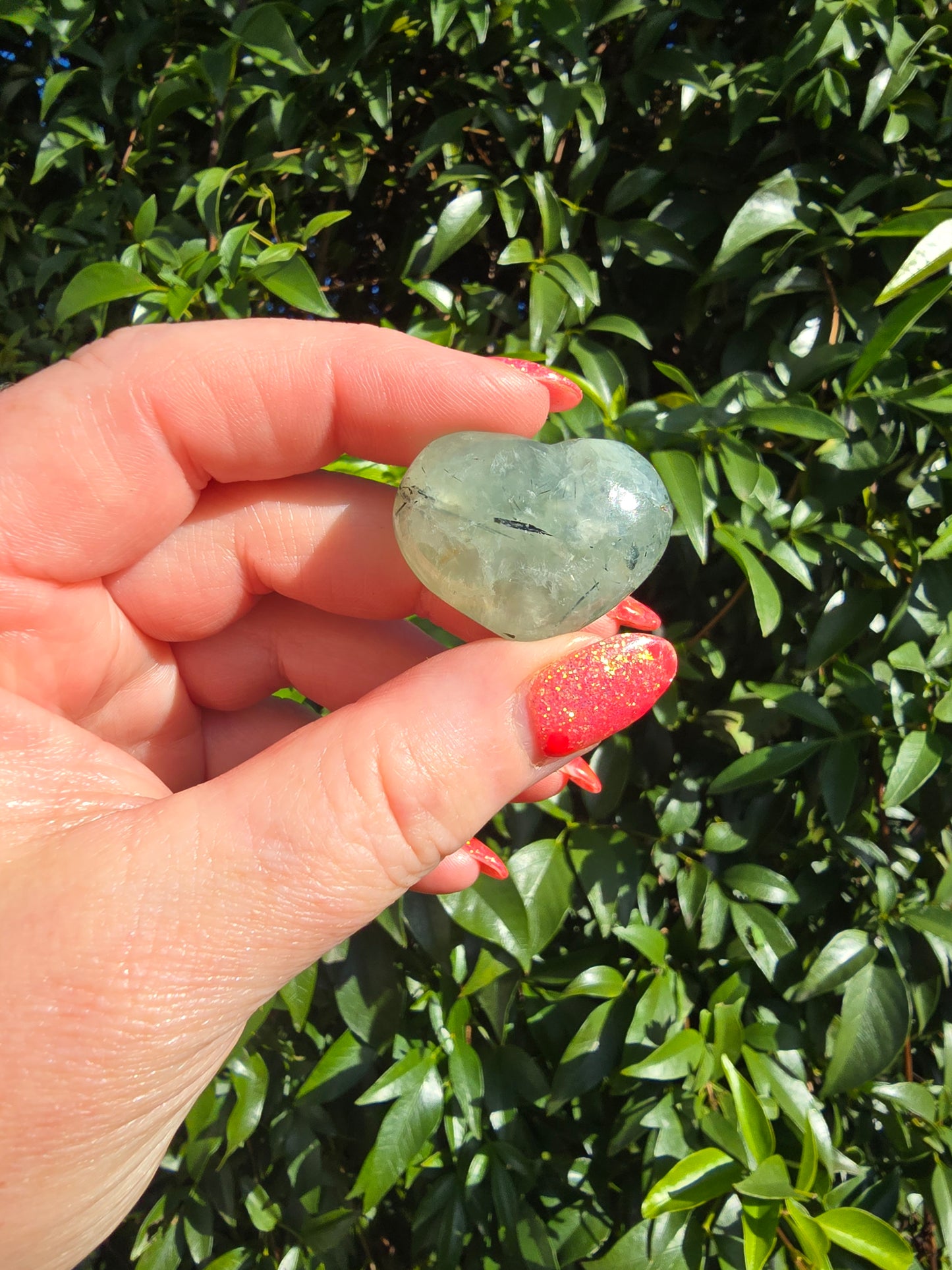 Prehnite Small Heart