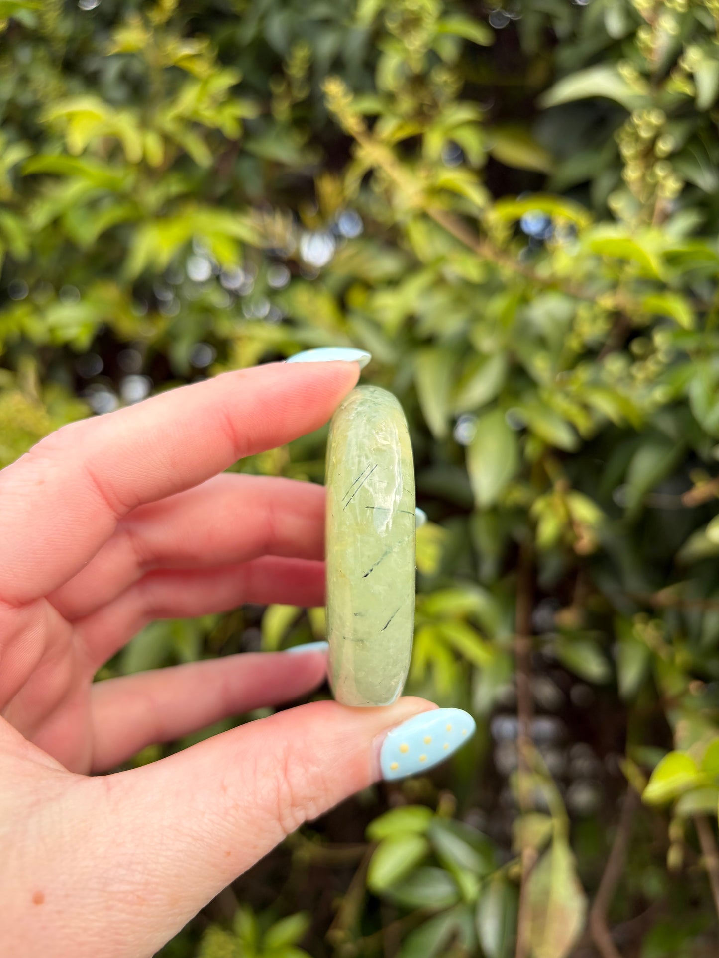 Prehnite Self Standing Moon A