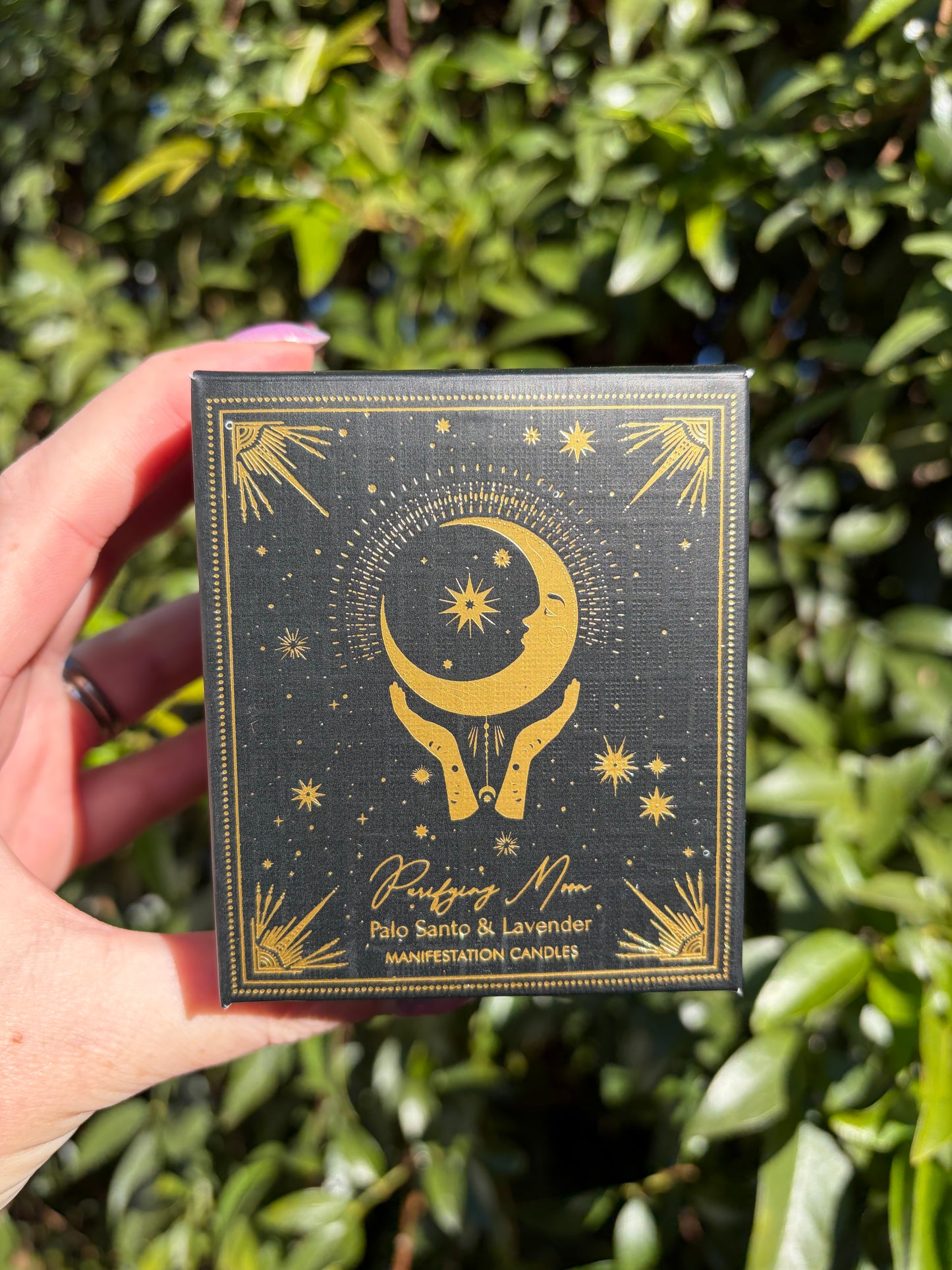 Purifying Moon Palo Santo & Lavender | Manifestation Candle