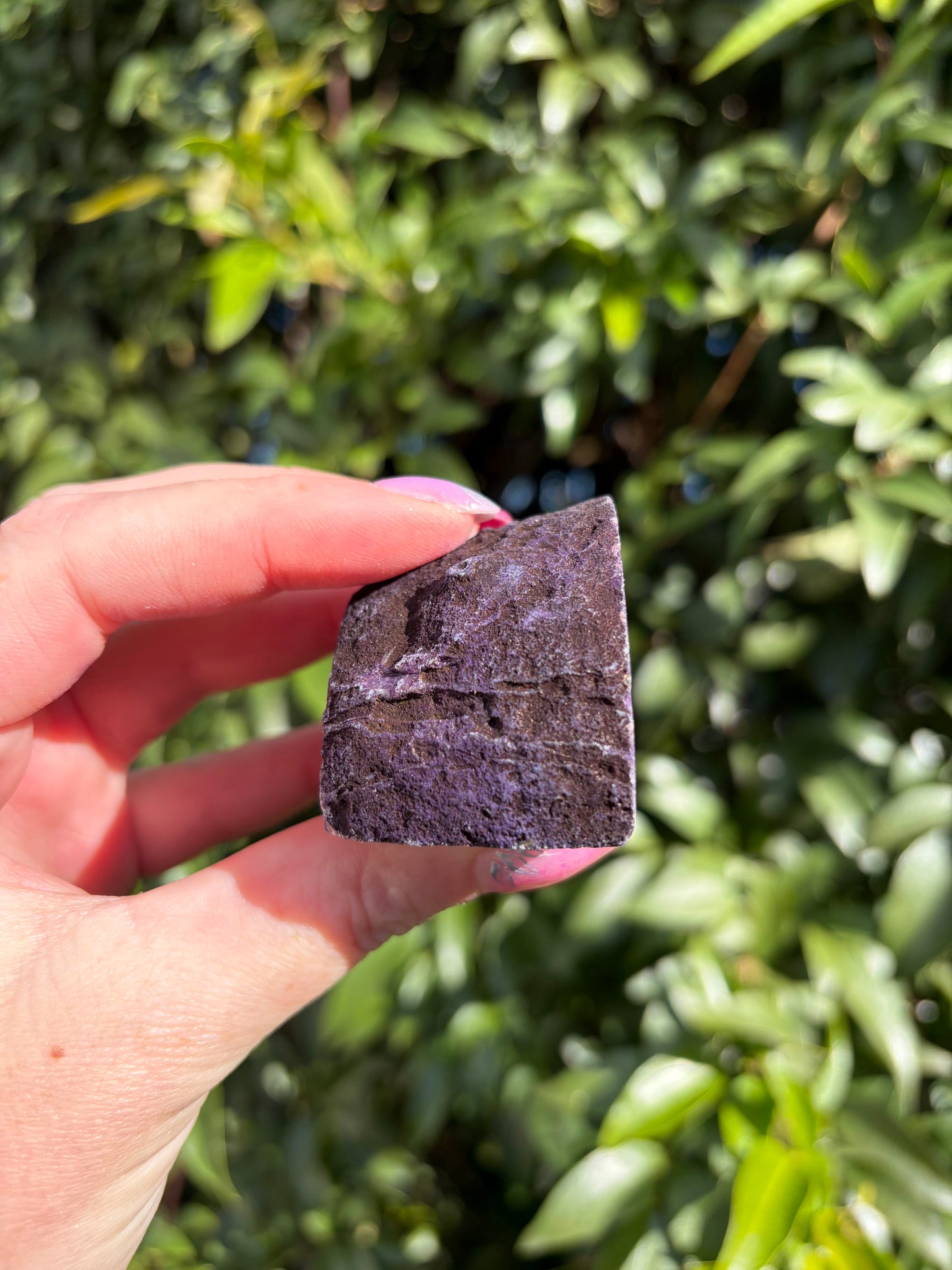 Purple Agate Geode D