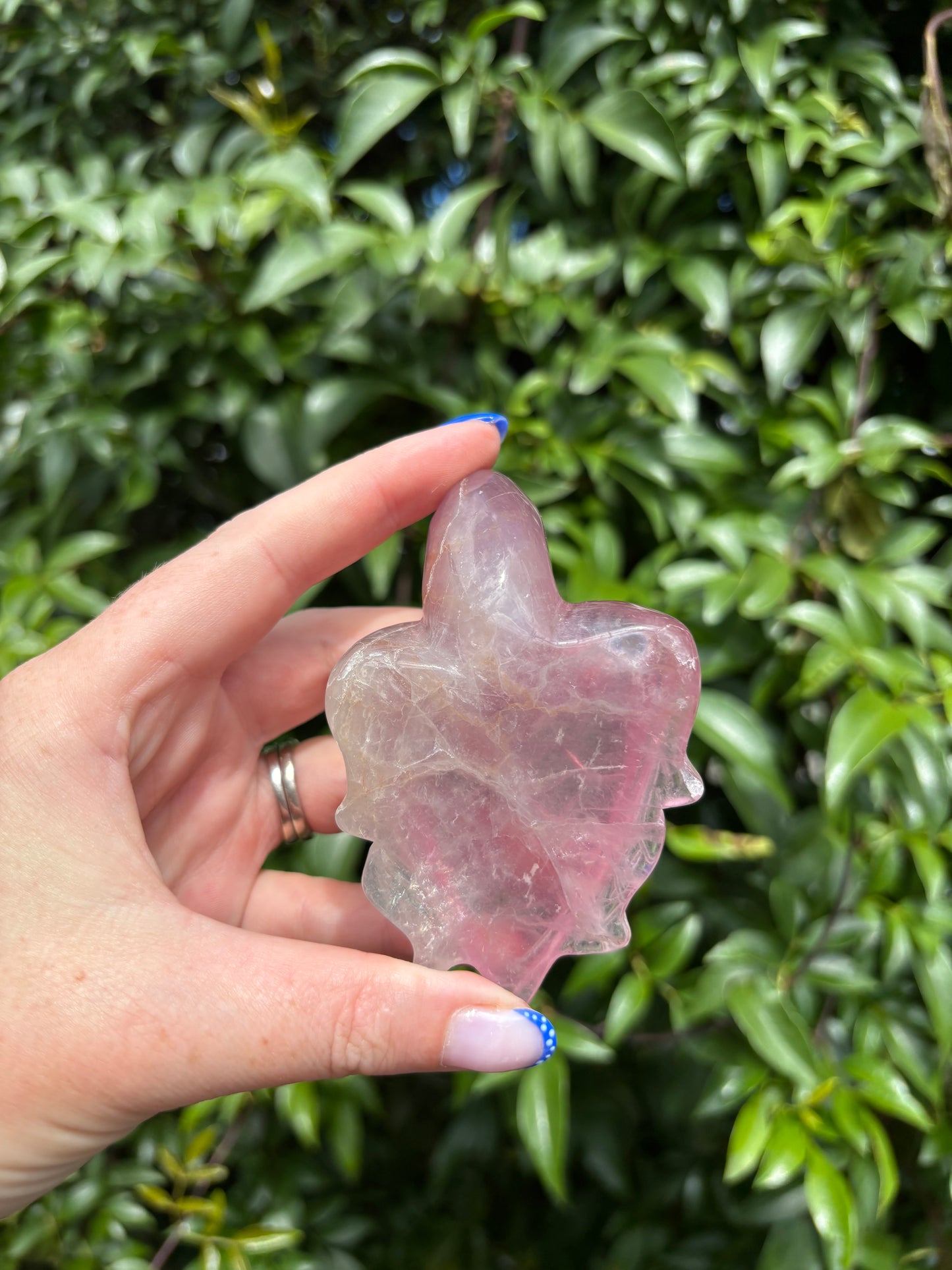 Purple Fluorite Carved Turtle C