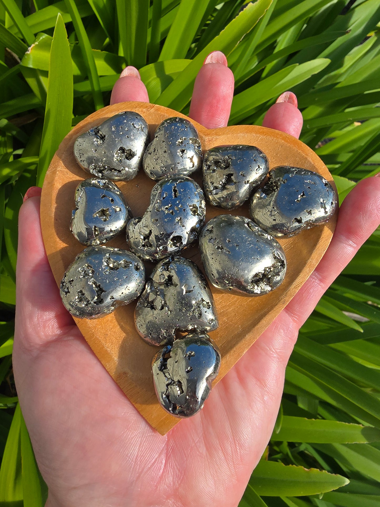 Pyrite Druzy Small Heart