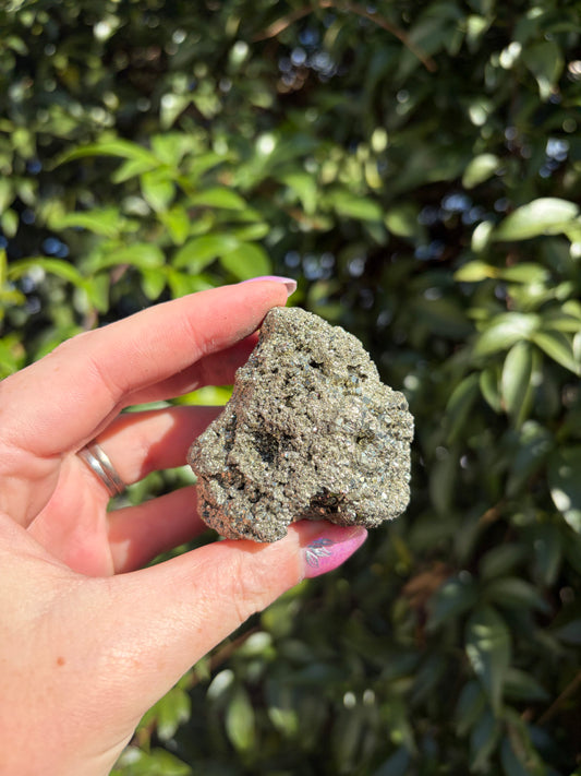 Pyrite Rough Druzy Piece C