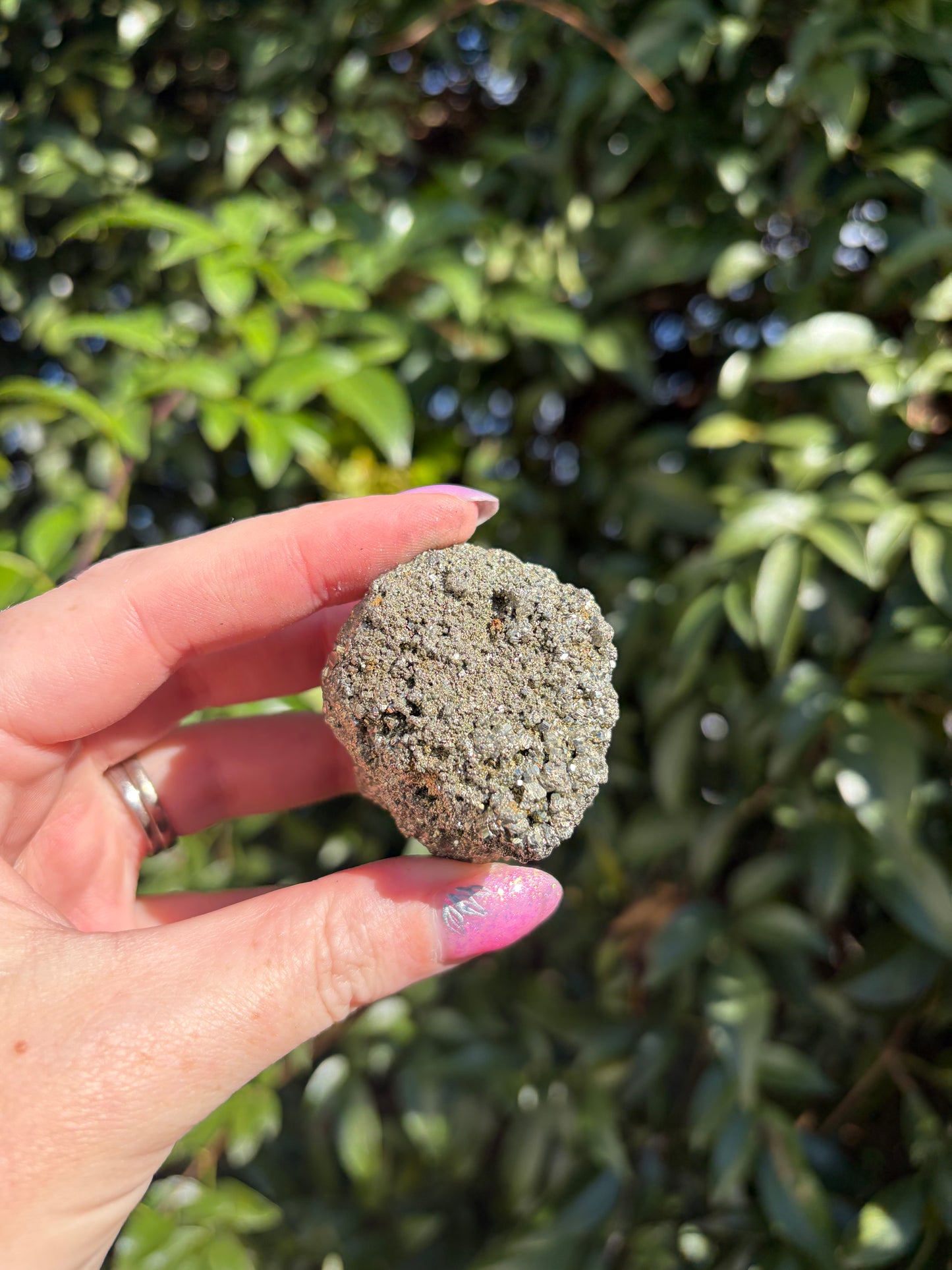 Pyrite Rough Druzy Piece D