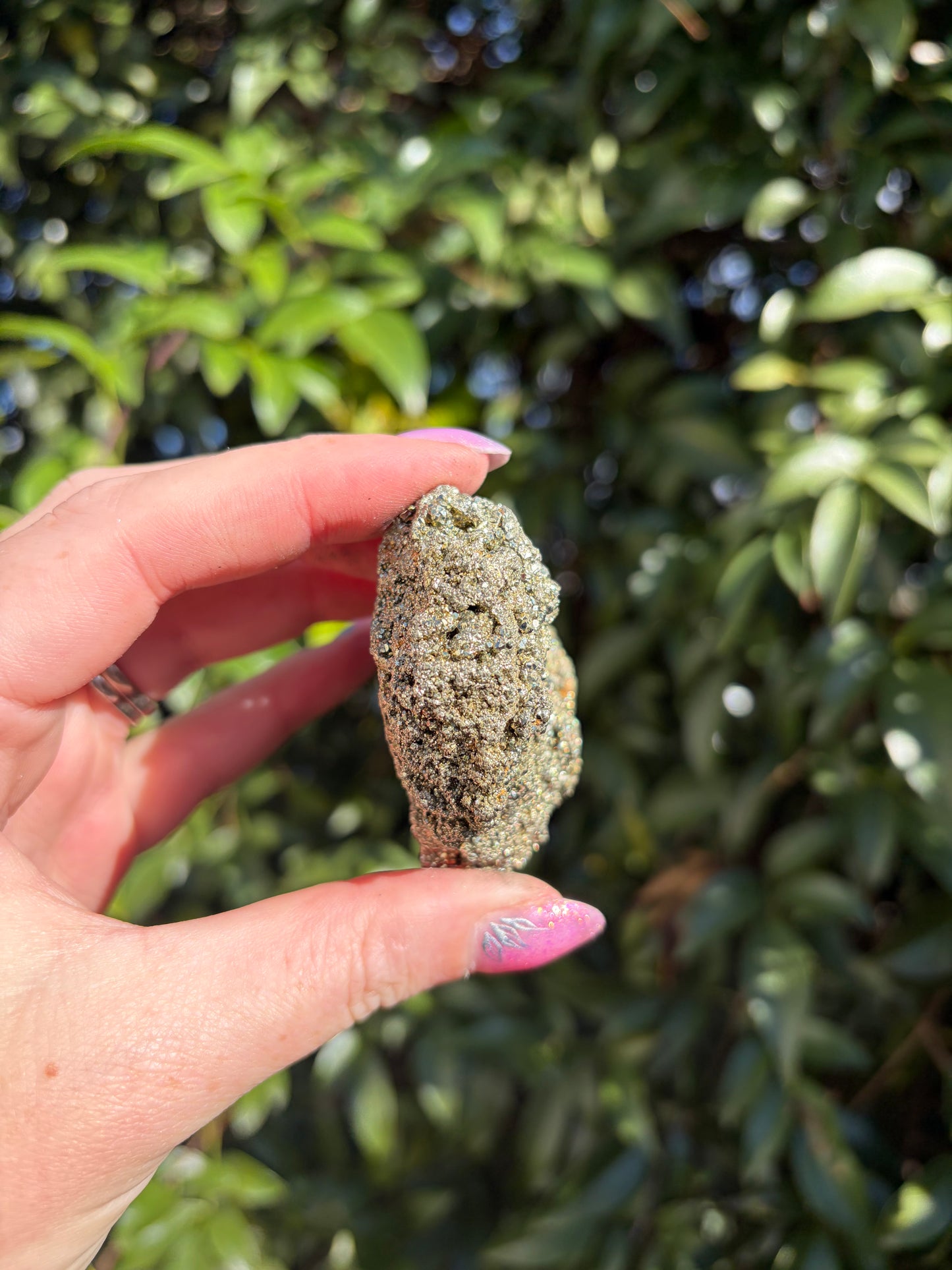 Pyrite Rough Druzy Piece E