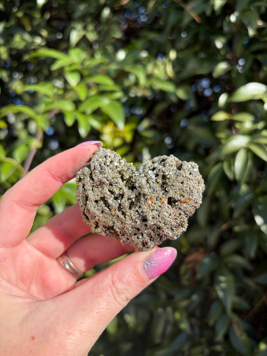 Pyrite Rough Druzy Piece E