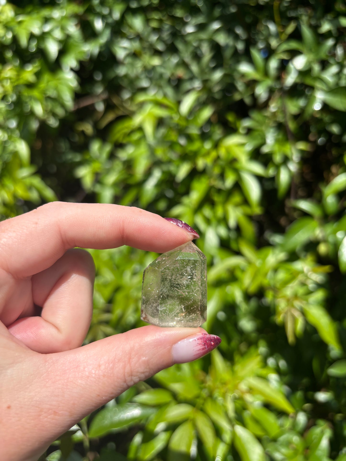 Quartz With Inclusions Polished Point L