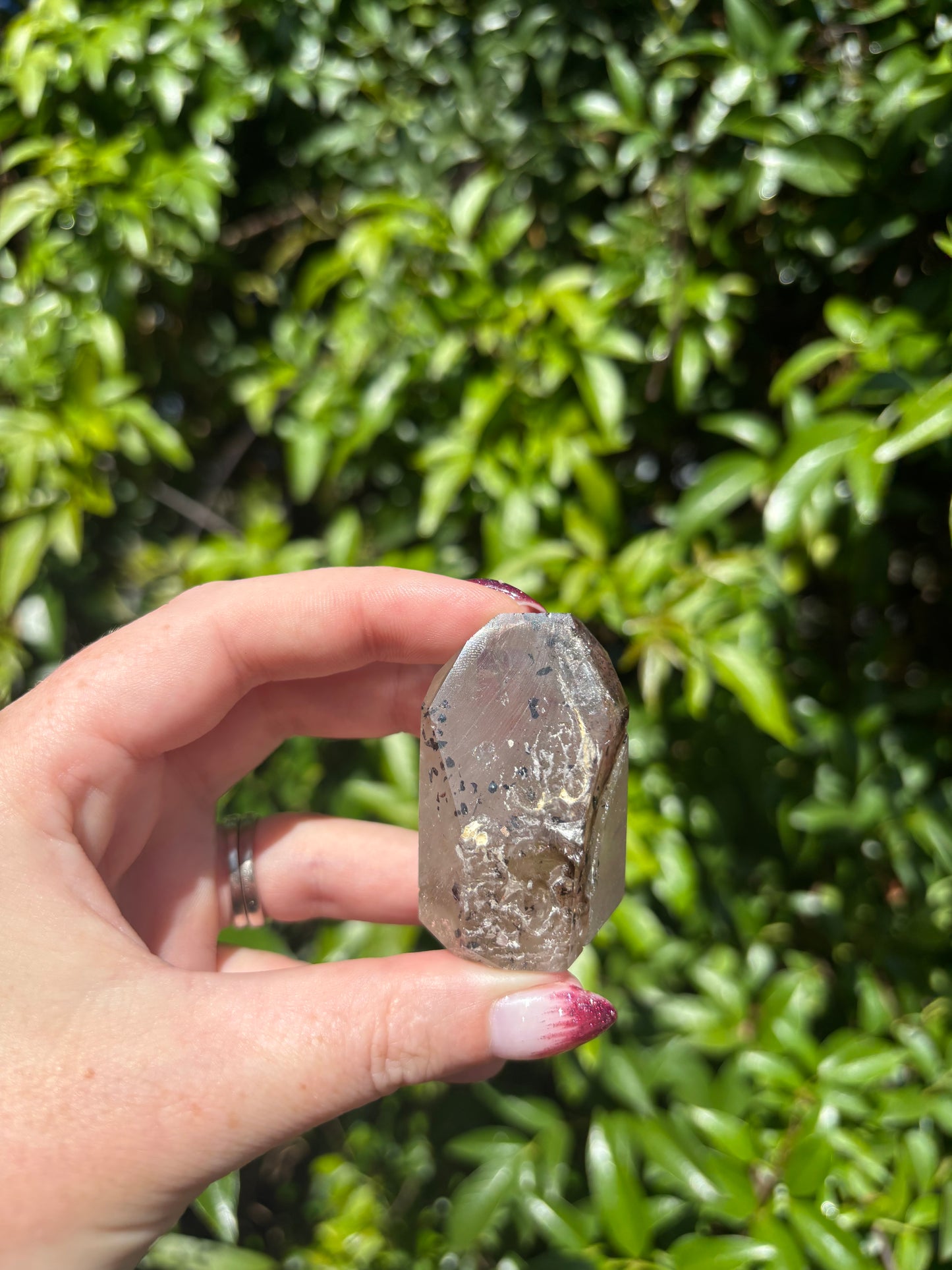Quartz With Inclusions Polished Point E