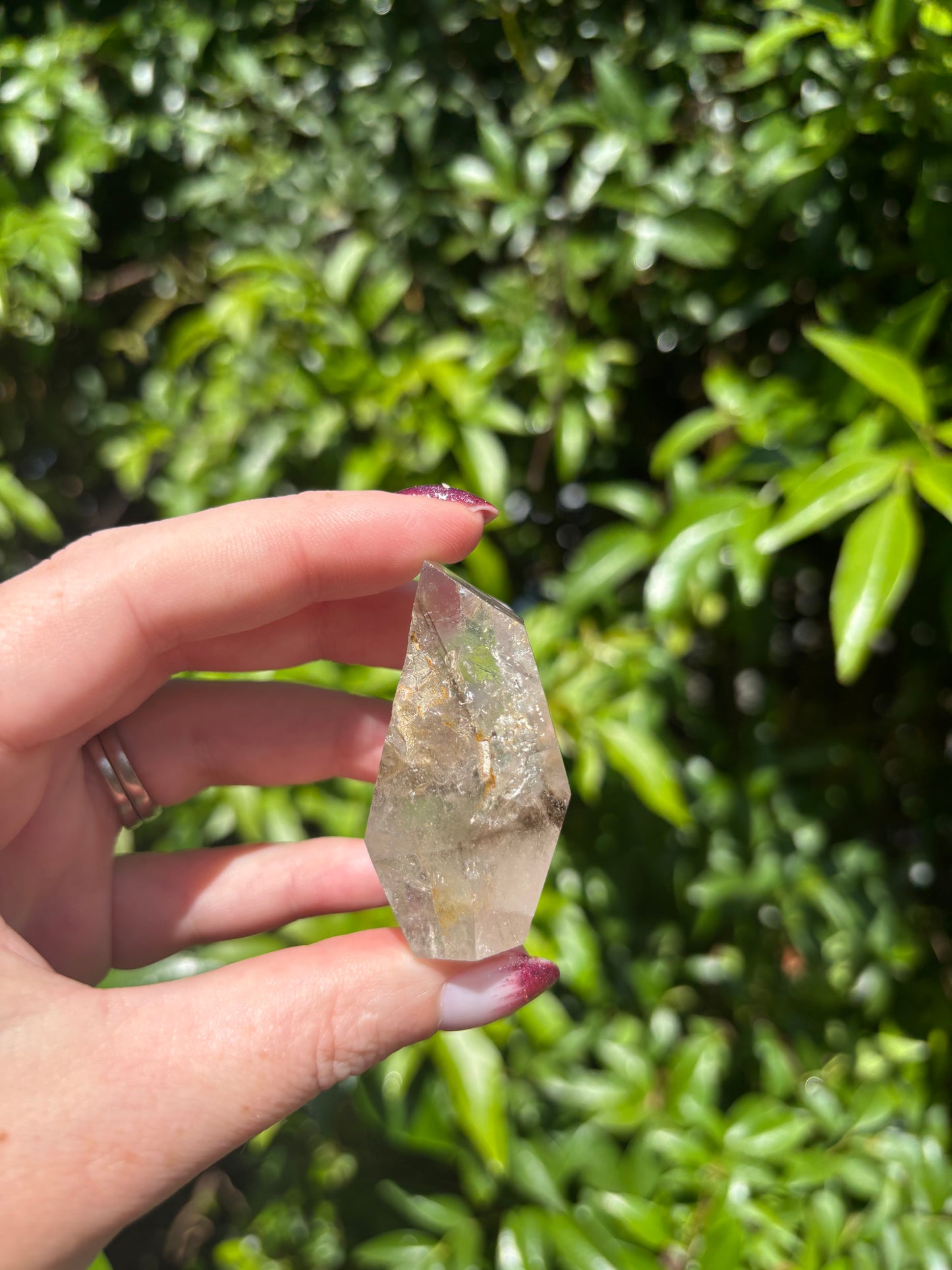 Quartz With Inclusions Polished Point F
