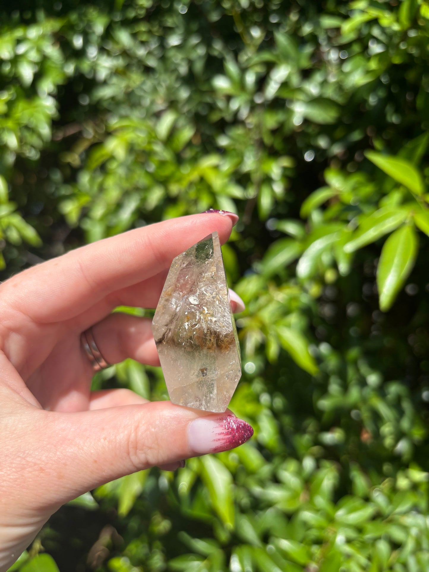Quartz With Inclusions Polished Point F