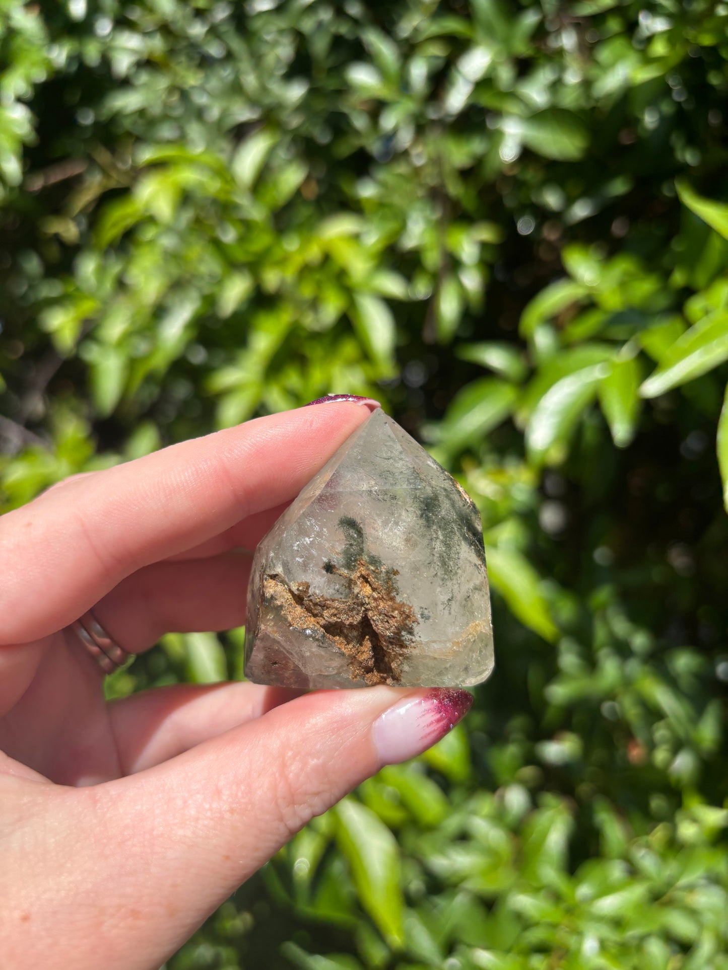 Quartz With Inclusions Polished Point G