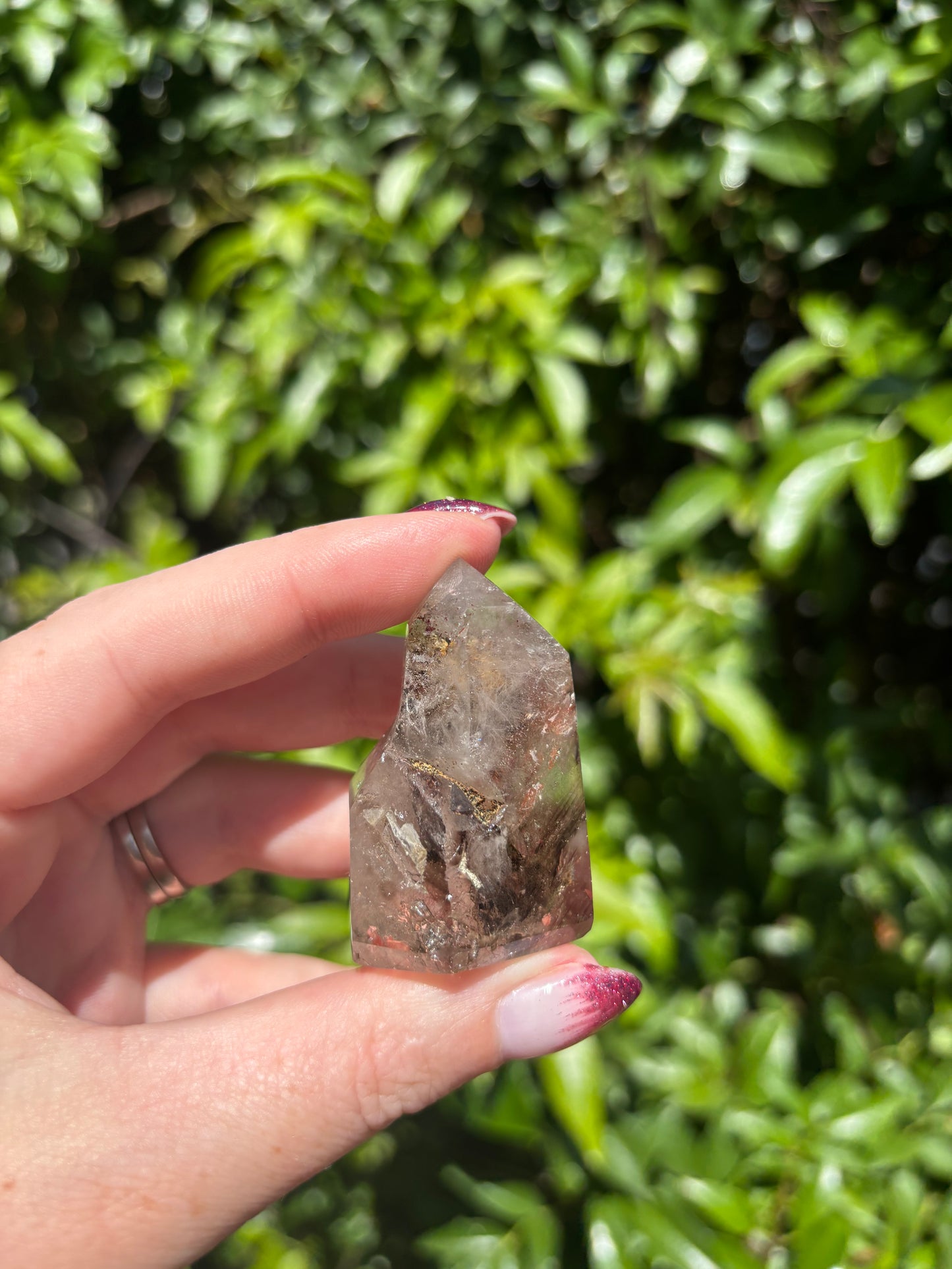 Quartz With Inclusions Polished Point H