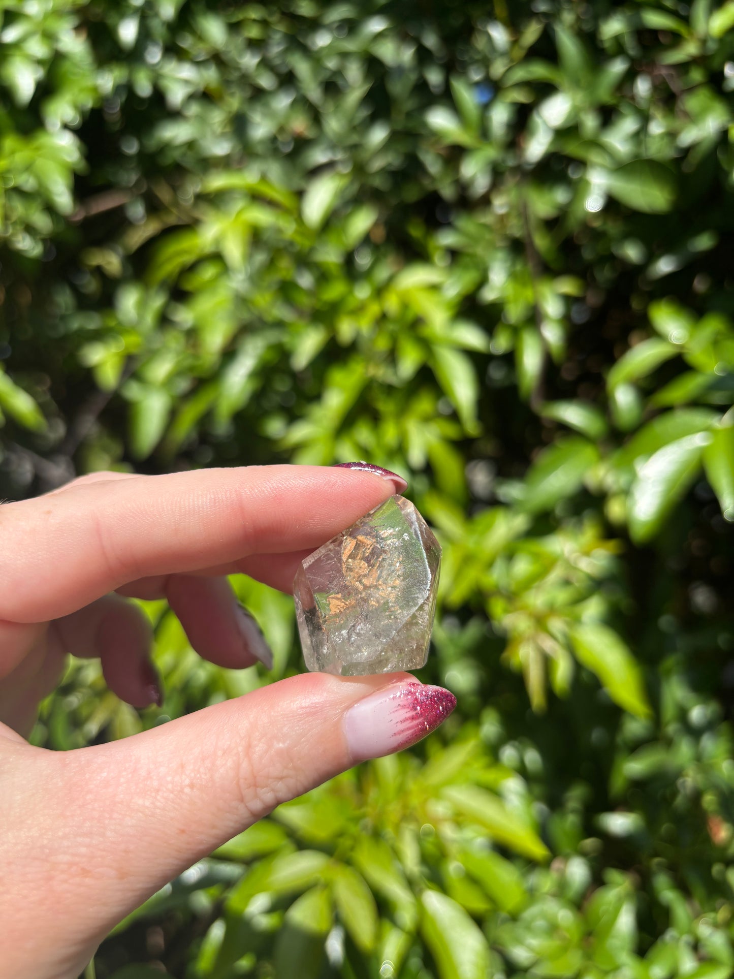 Quartz With Inclusions Polished Point M