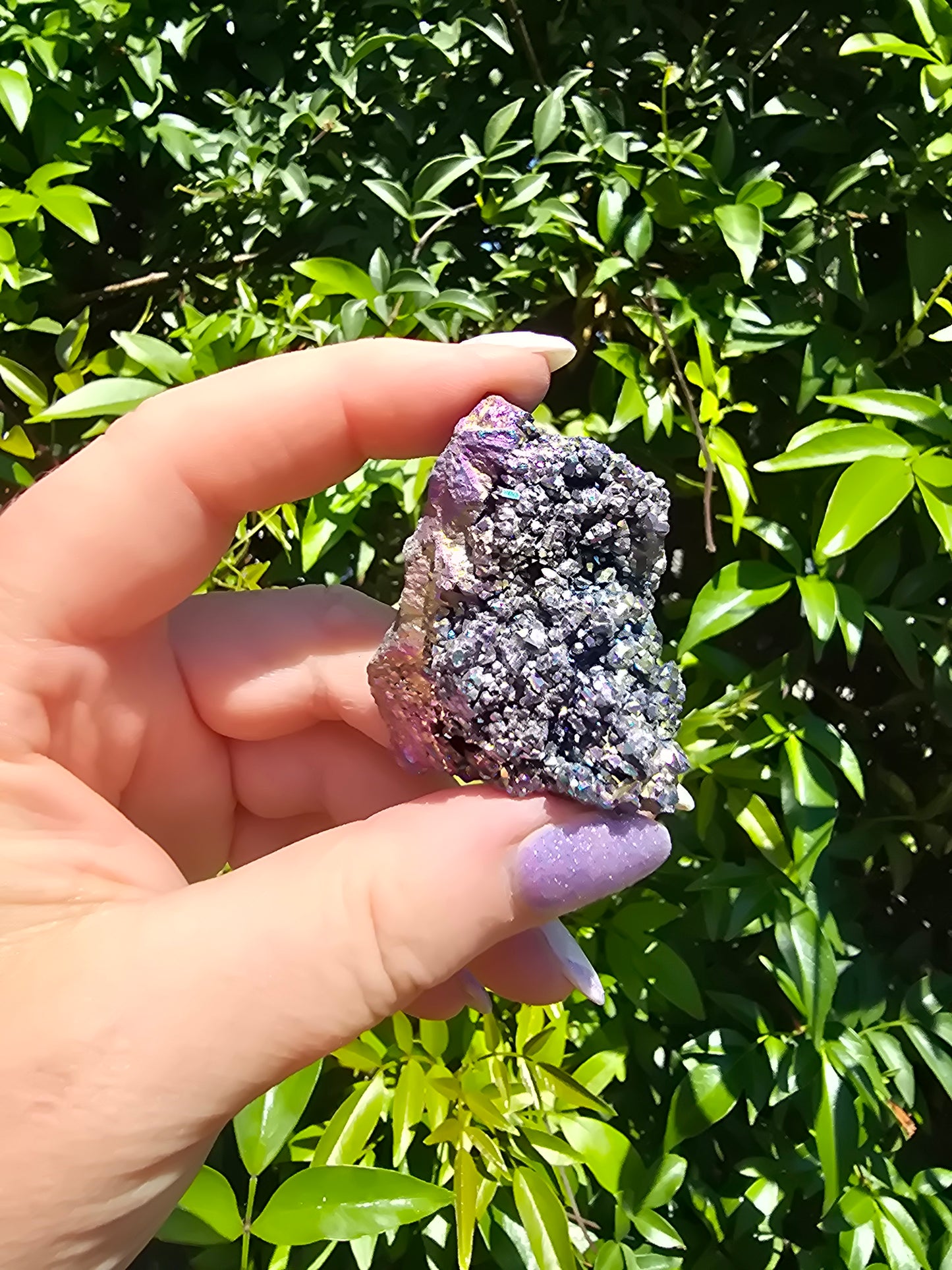 Rainbow Titanium Quartz Cluster B