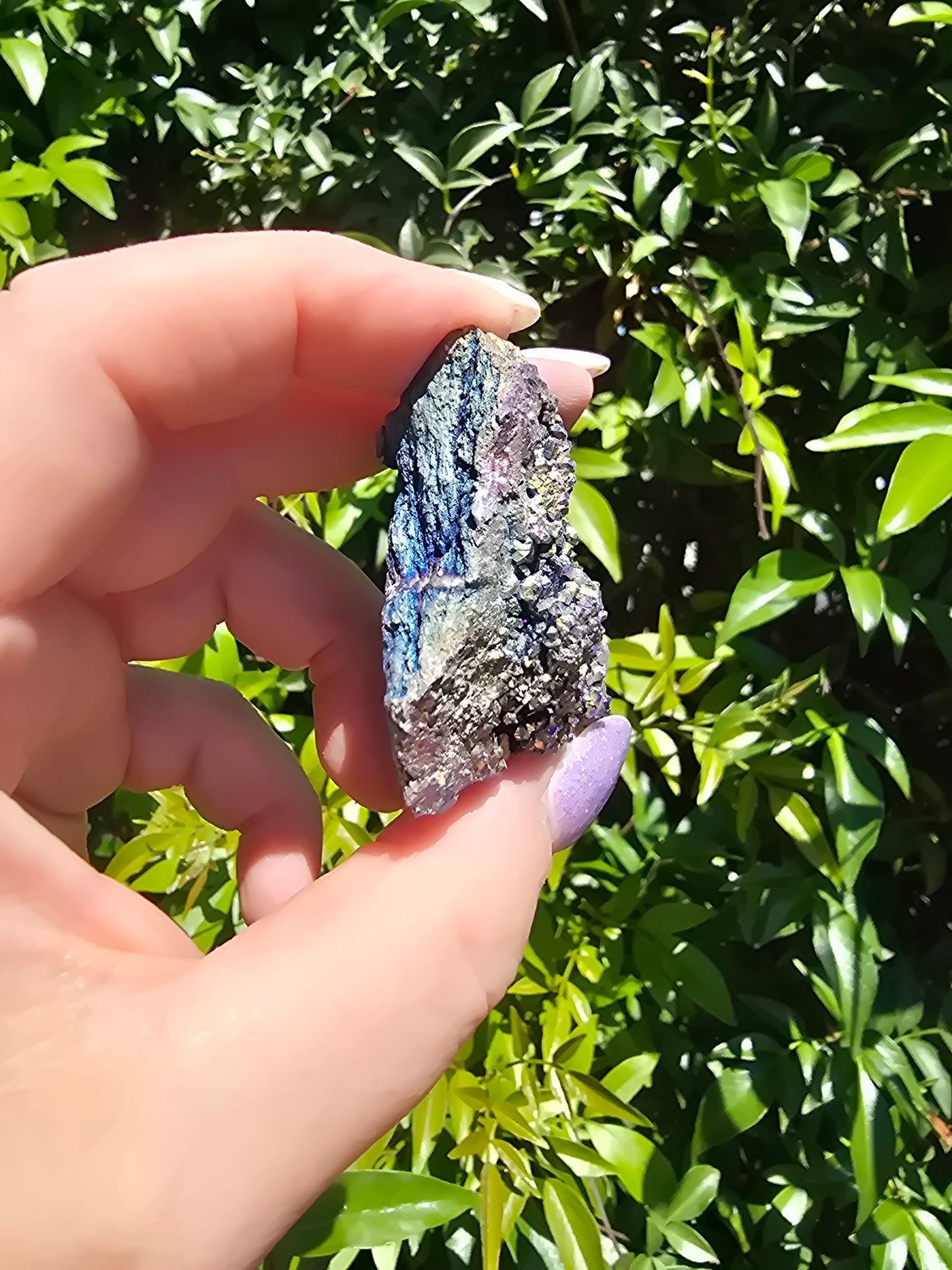Rainbow Titanium Quartz Cluster B