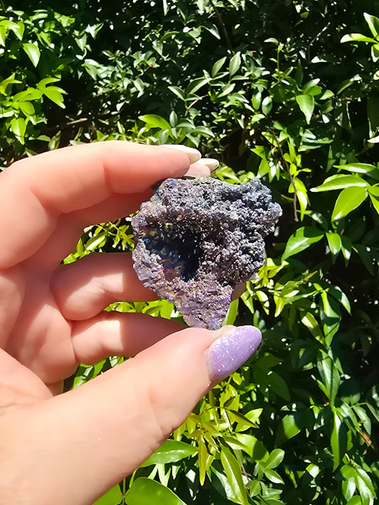 Rainbow Titanium Quartz Cluster C