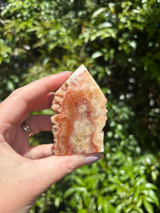 Rainbow Calcite Cluster Point B