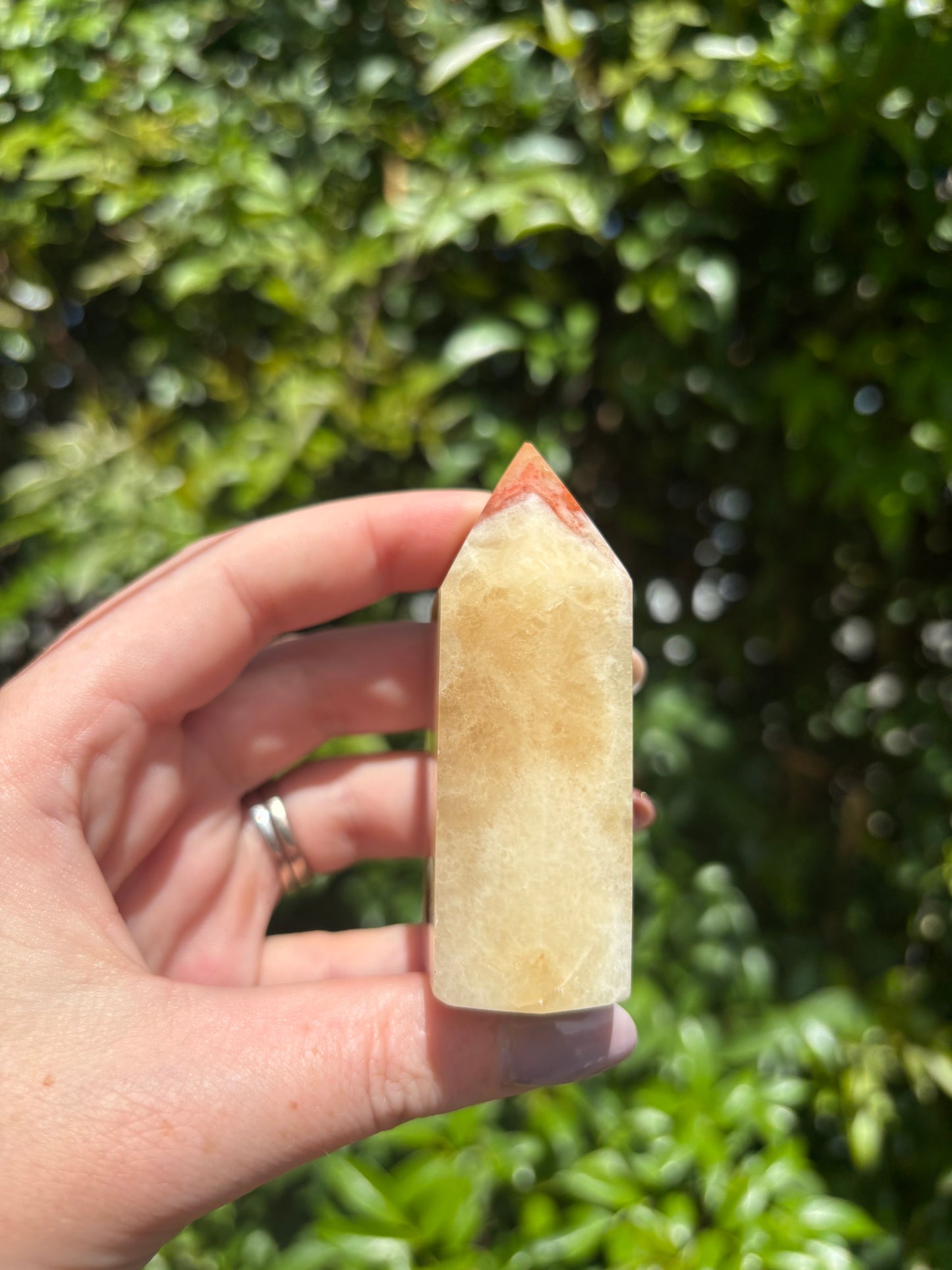 Rainbow Calcite Cluster Point C
