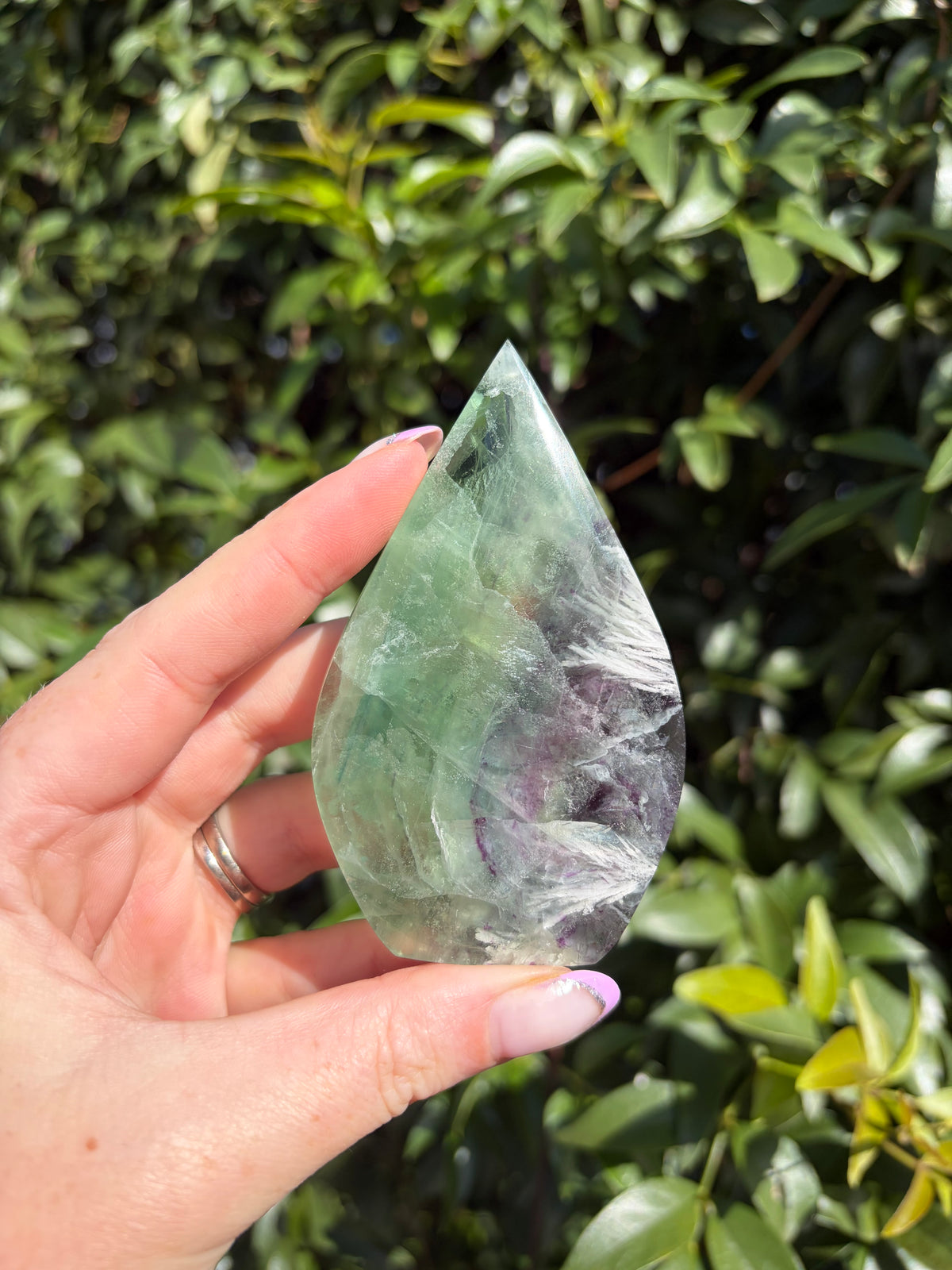 Rainbow Fluorite Flame B