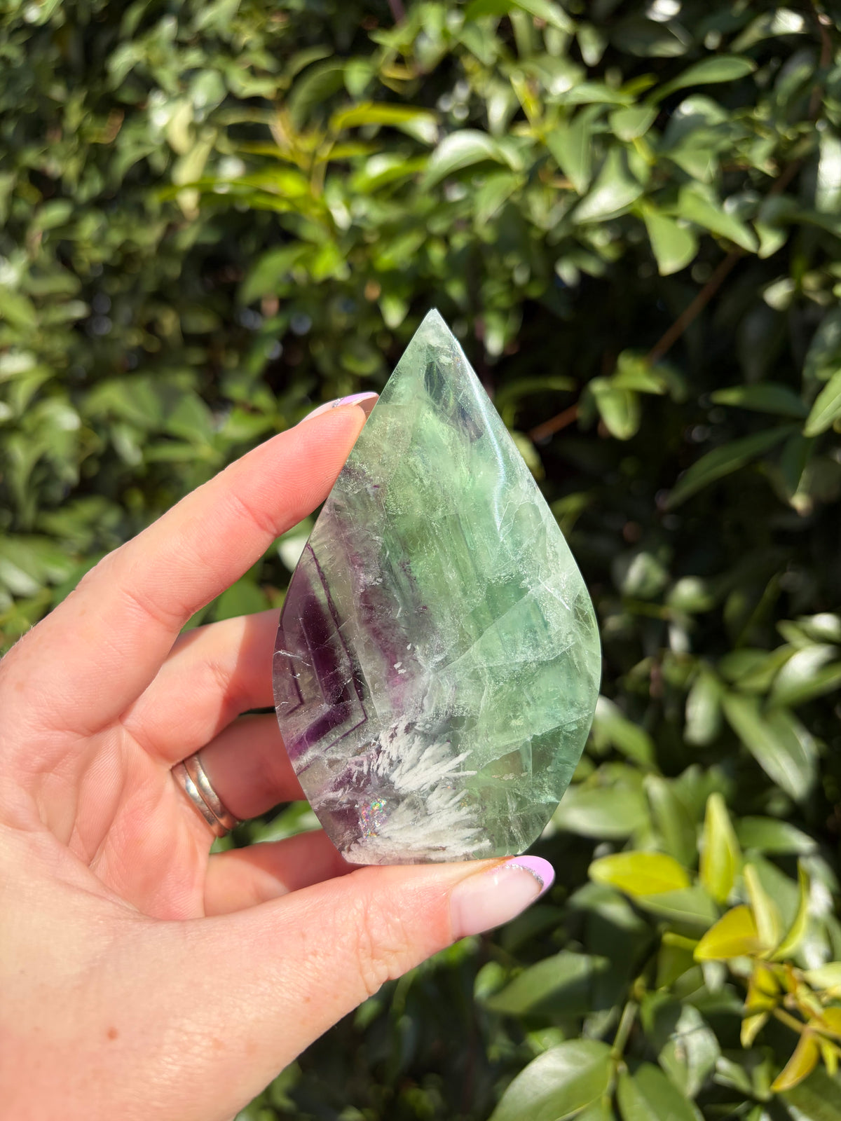 Rainbow Fluorite Flame B